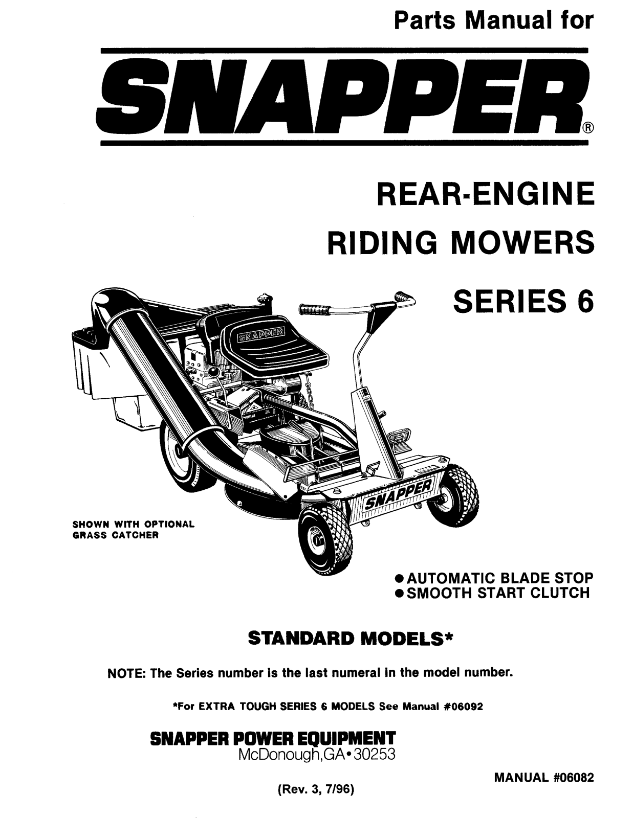 Snapper Series 6 User Manual