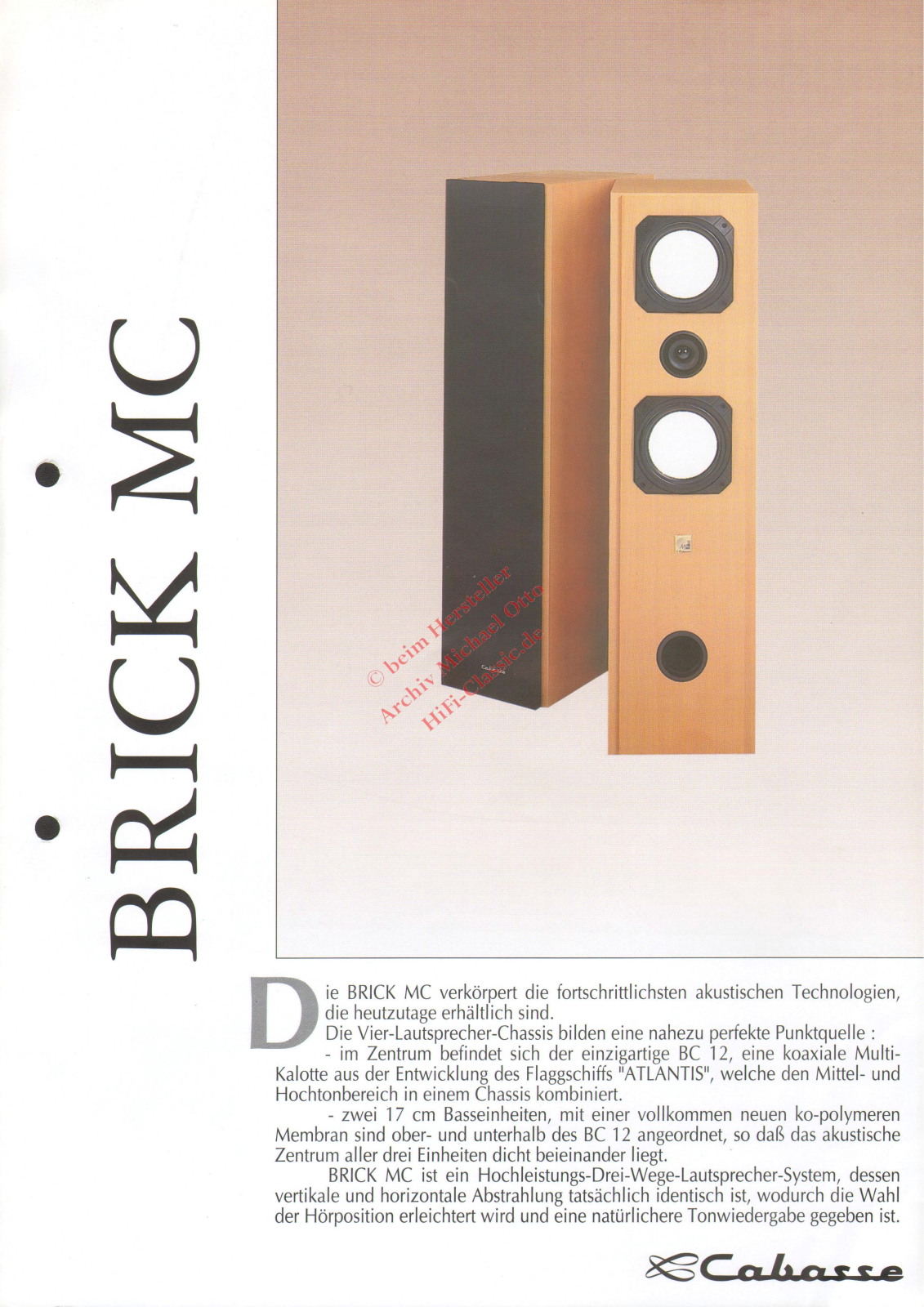 Cabasse Brick MC User guide - ManualMachine.com