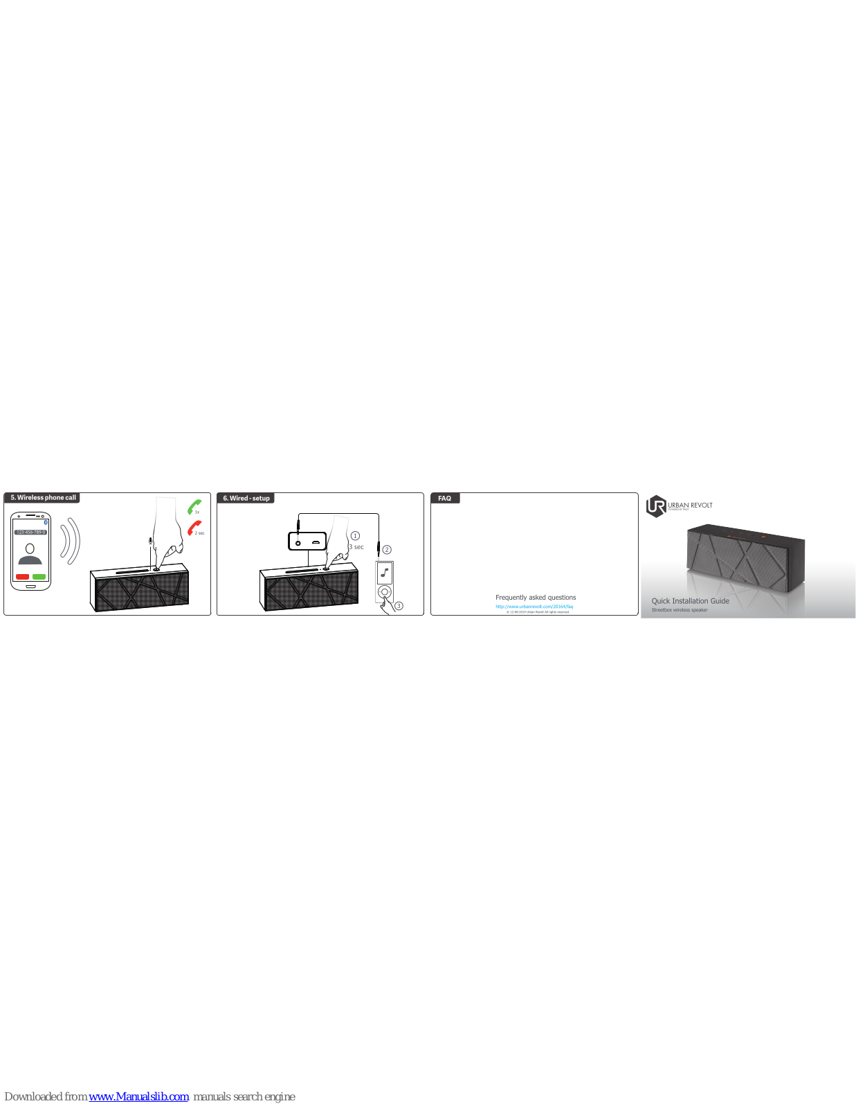 Urban revolt Streetbox Quick Installation Manual