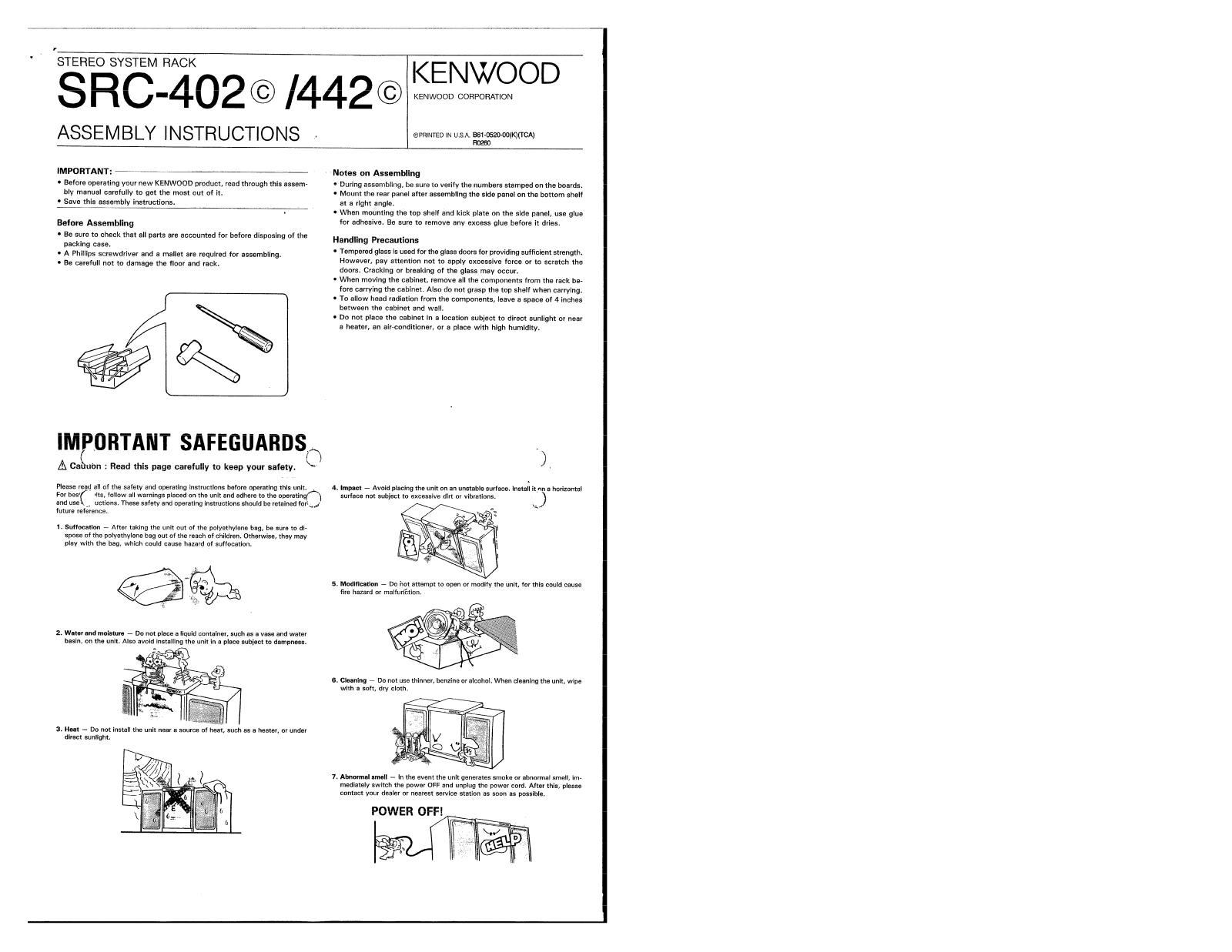 Kenwood SRC-402, SRC-442 User Manual