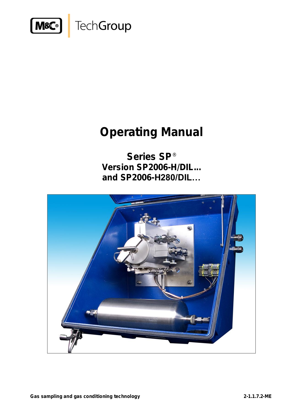 M&C TechGroup SP2006-H280-DIL Operator's manual