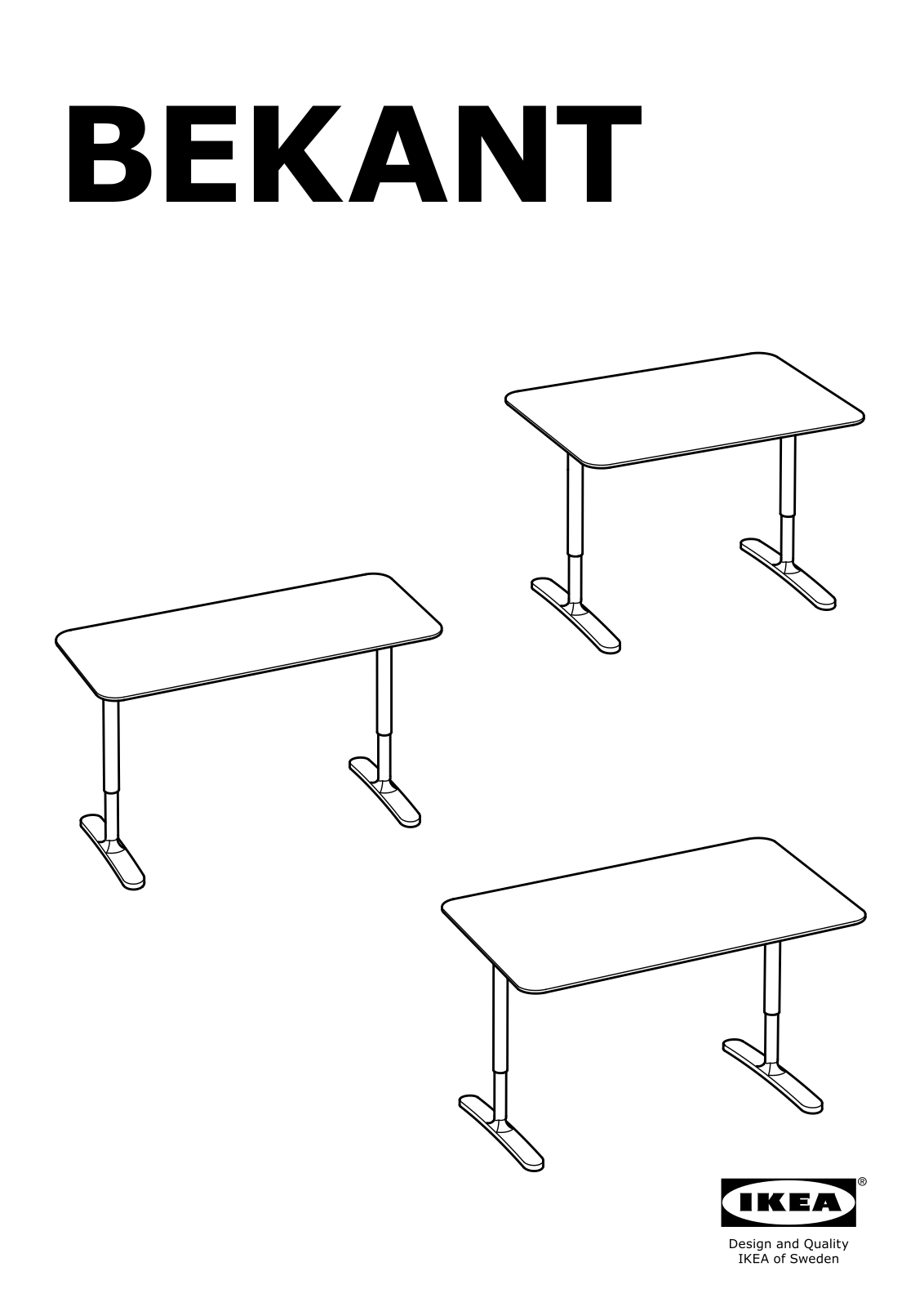 Ikea S19022790, S19006342, S19006337 Assembly instructions
