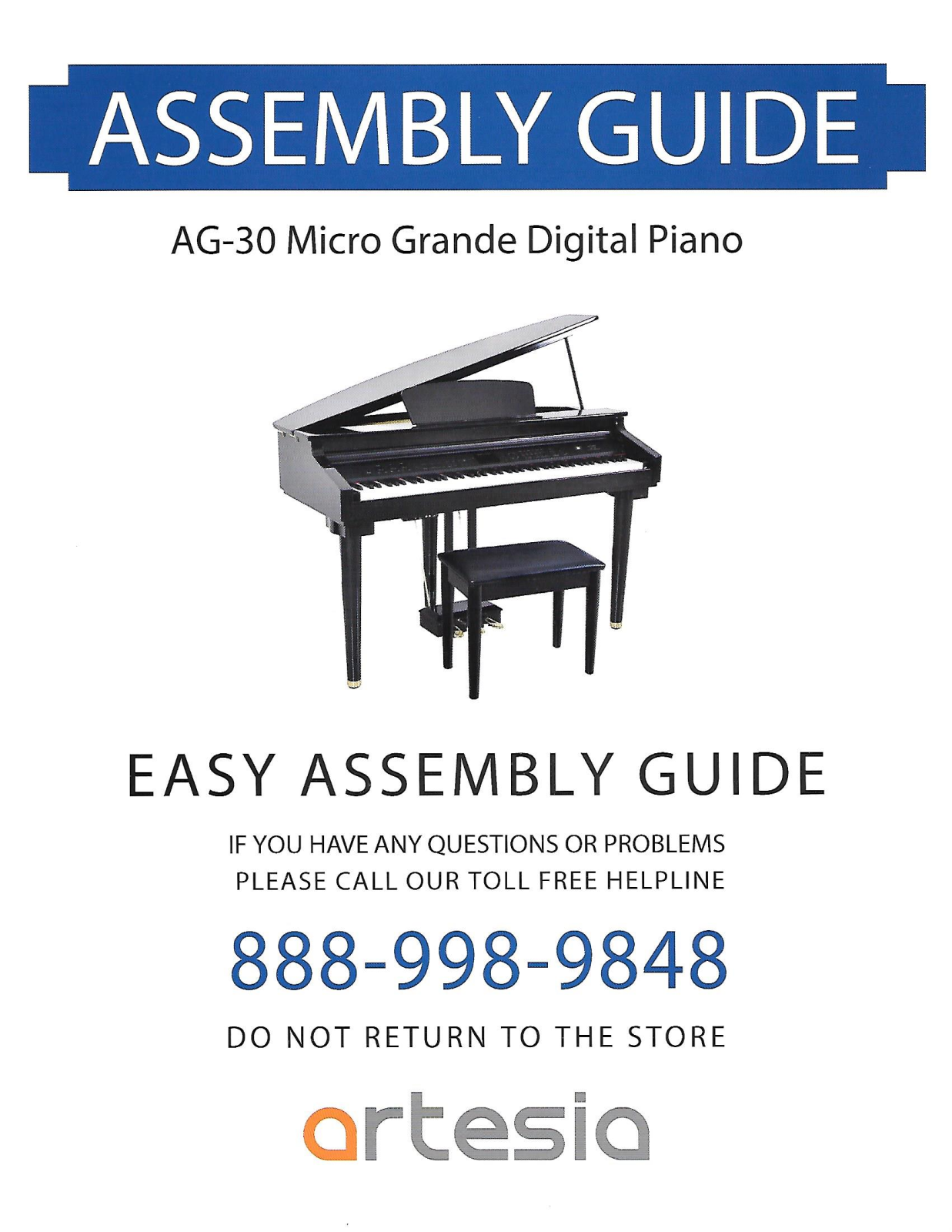 Artesia Pro AG-30 User guide - ManualMachine.com
