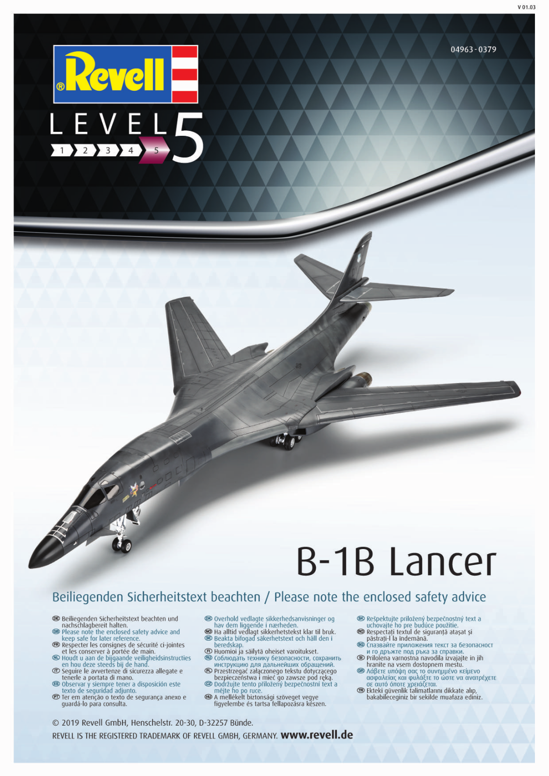 Revell B-1B Service Manual