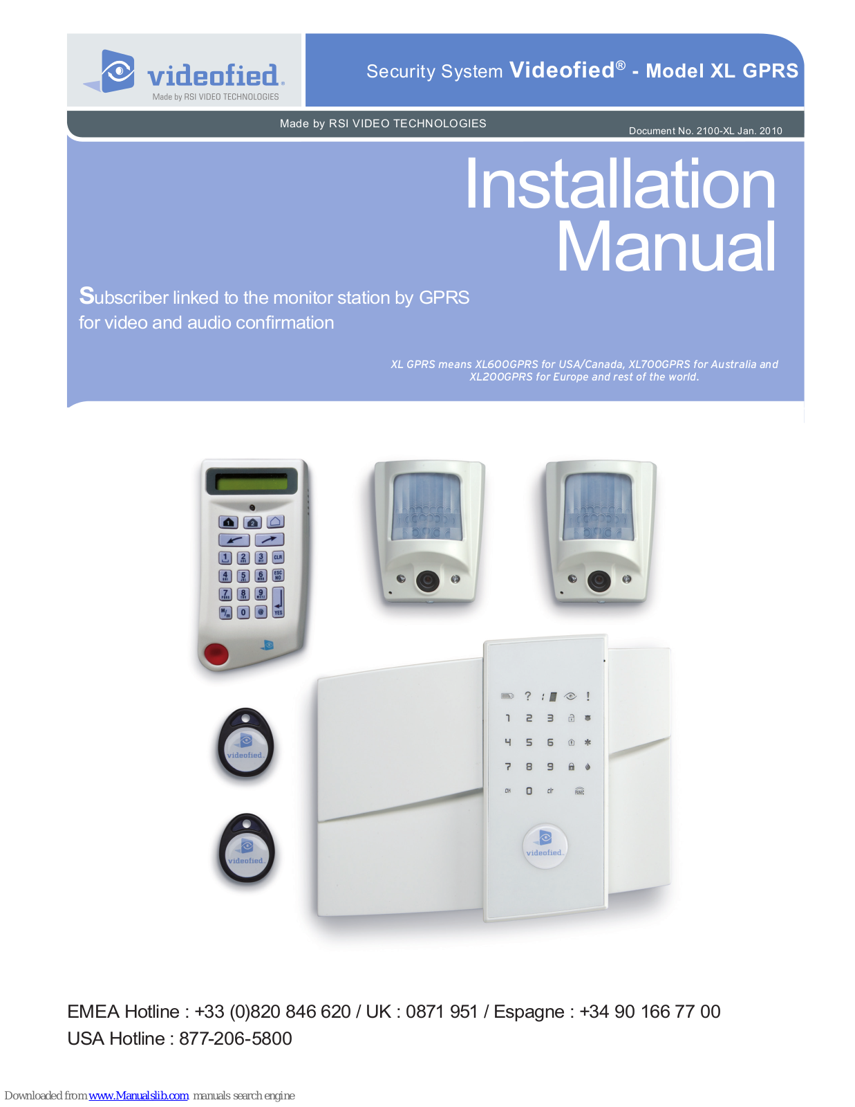 Videofied XL GPRS Installation Manual