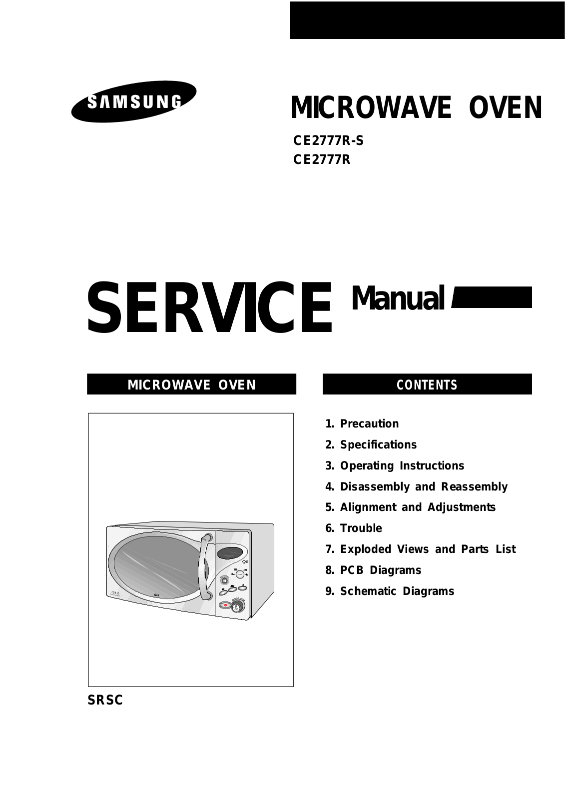 Samsung CE2777R-S Service Manual