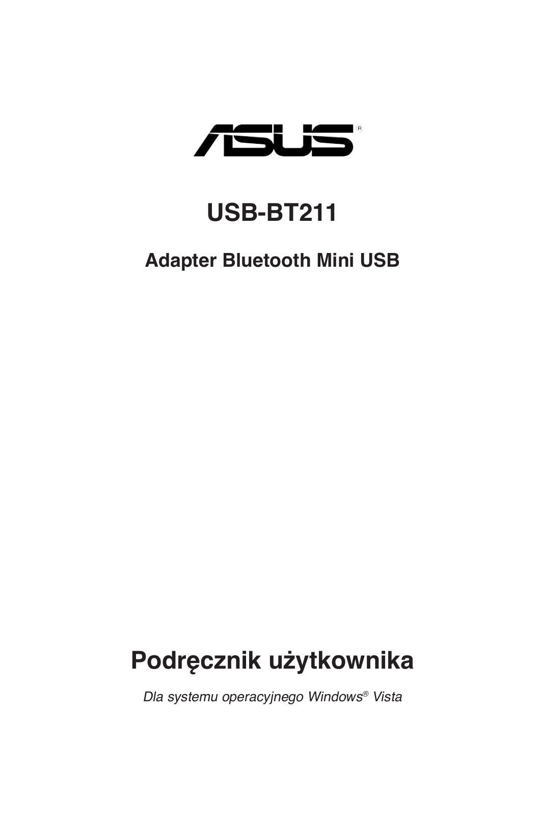 Asus USB-BT211 User Manual