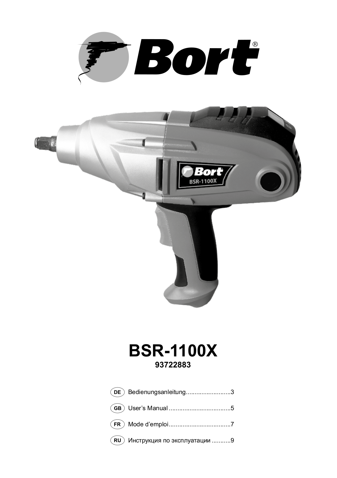 Bort BSR-1100X User Manual