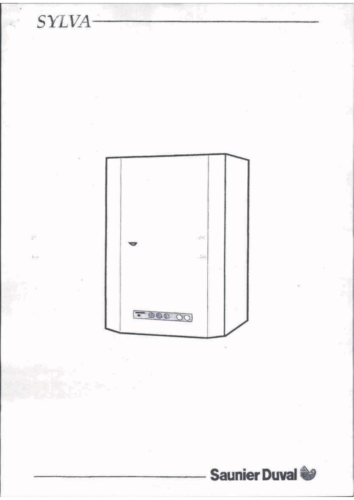 SAUNIER DUVAL SYLVA 24, SYLVA 24 E, SYLVA 24 E V, SYLVA 24-FF, SYLVA FF 24 E User Manual