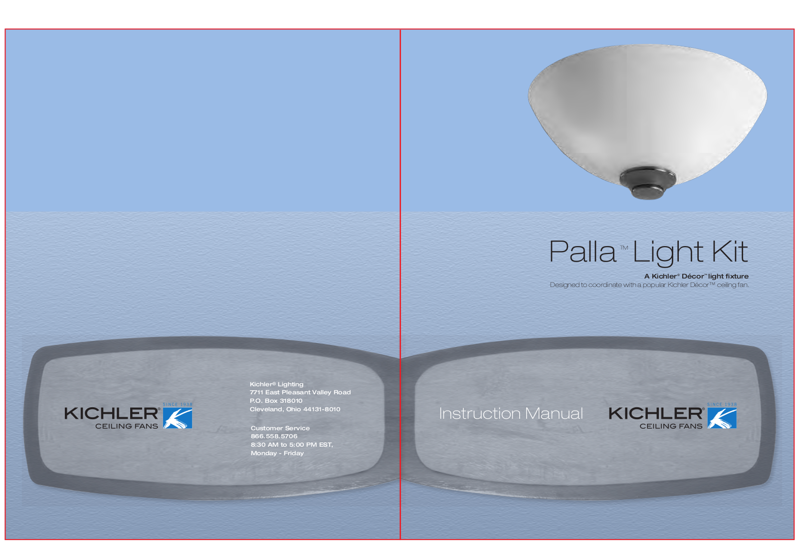 Kichler 380108 User Manual