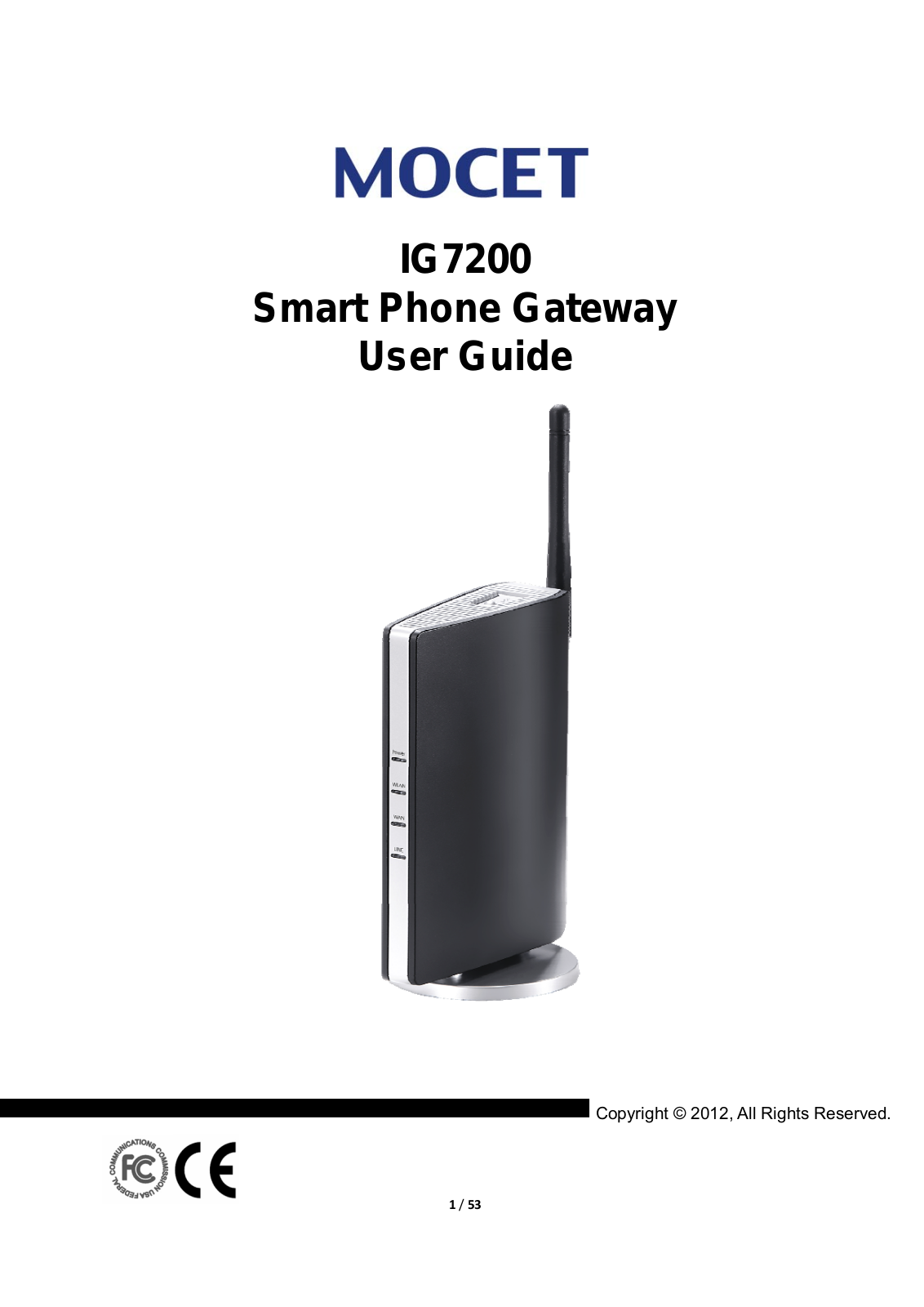 MOCET IG7200 User Manual