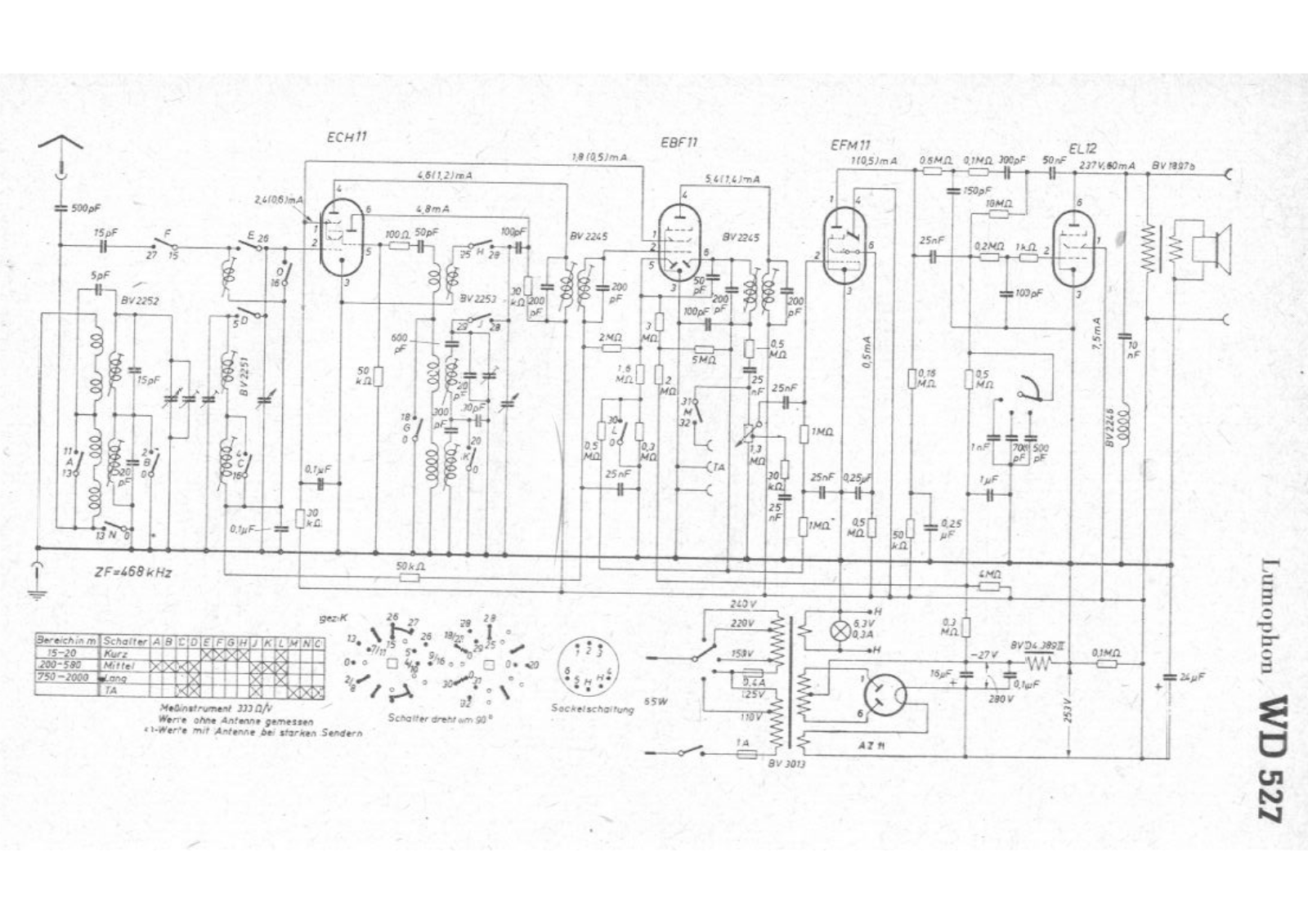 Lumophon wd527 schematic - ManualMachine.com