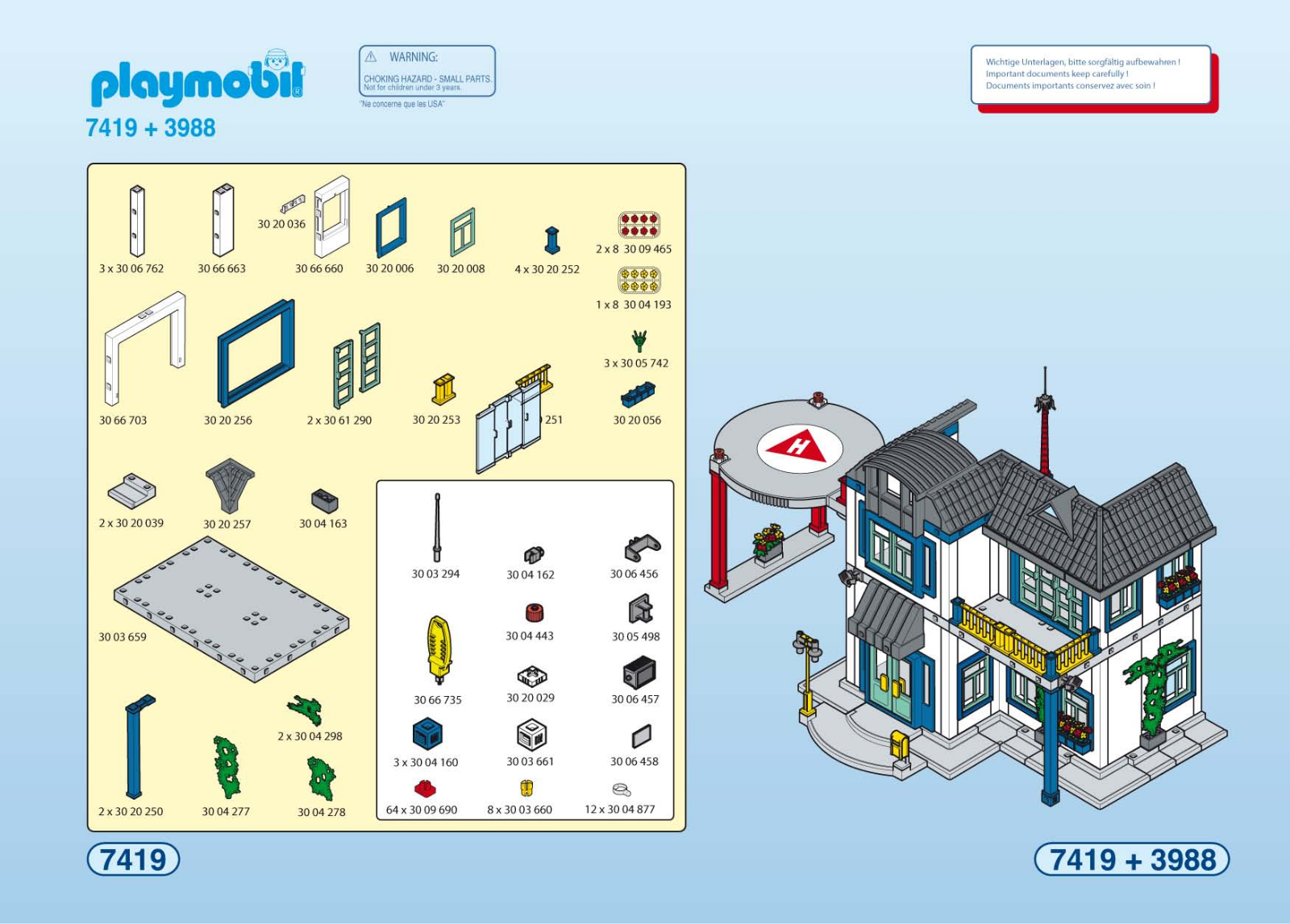 Playmobil 7419 Instructions