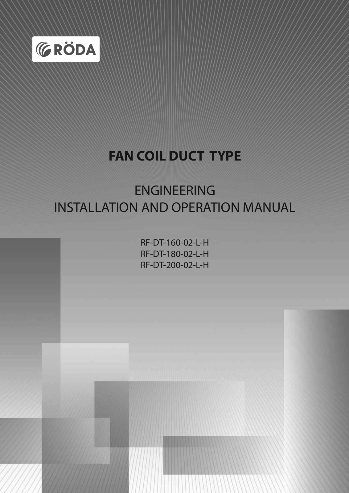 Roda RF-DT-160-02-L-H, RF-DT-180-02-L-H, RF-DT-200-02-L-H User guide - ManualMachine.com