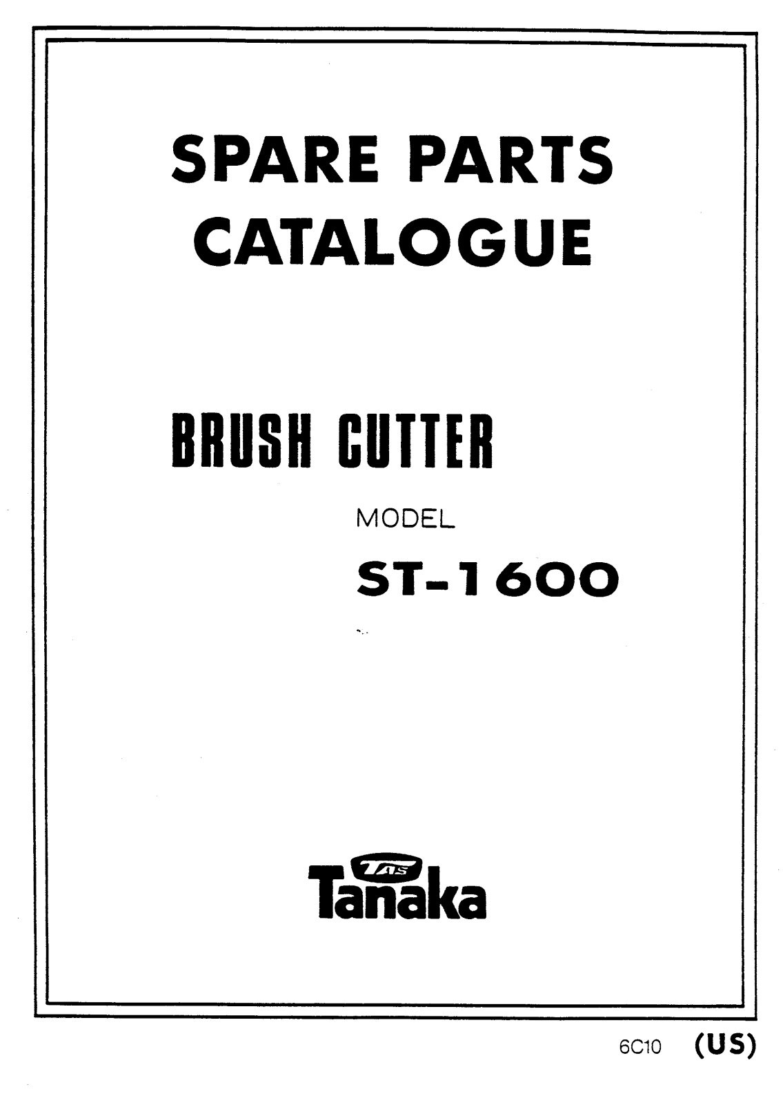 Tanaka ST-1600 User Manual