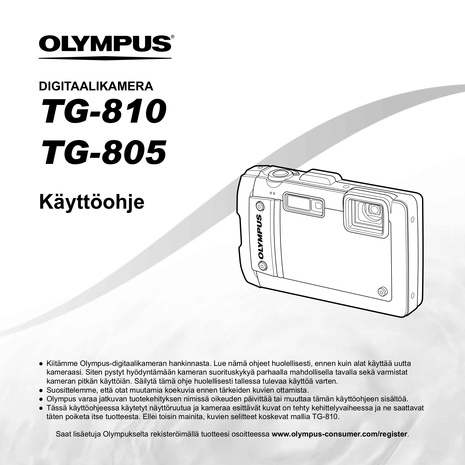 OLYMPUS TG-810 User Manual