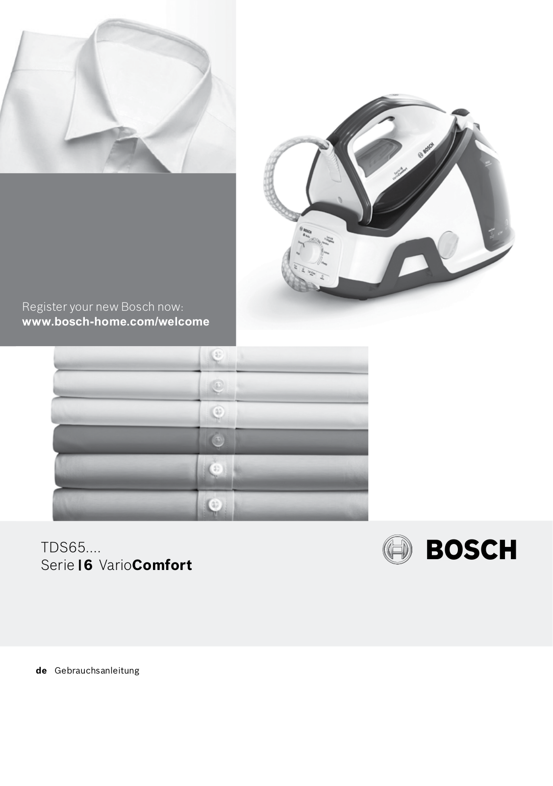 Bosch TDS6580DE operation manual