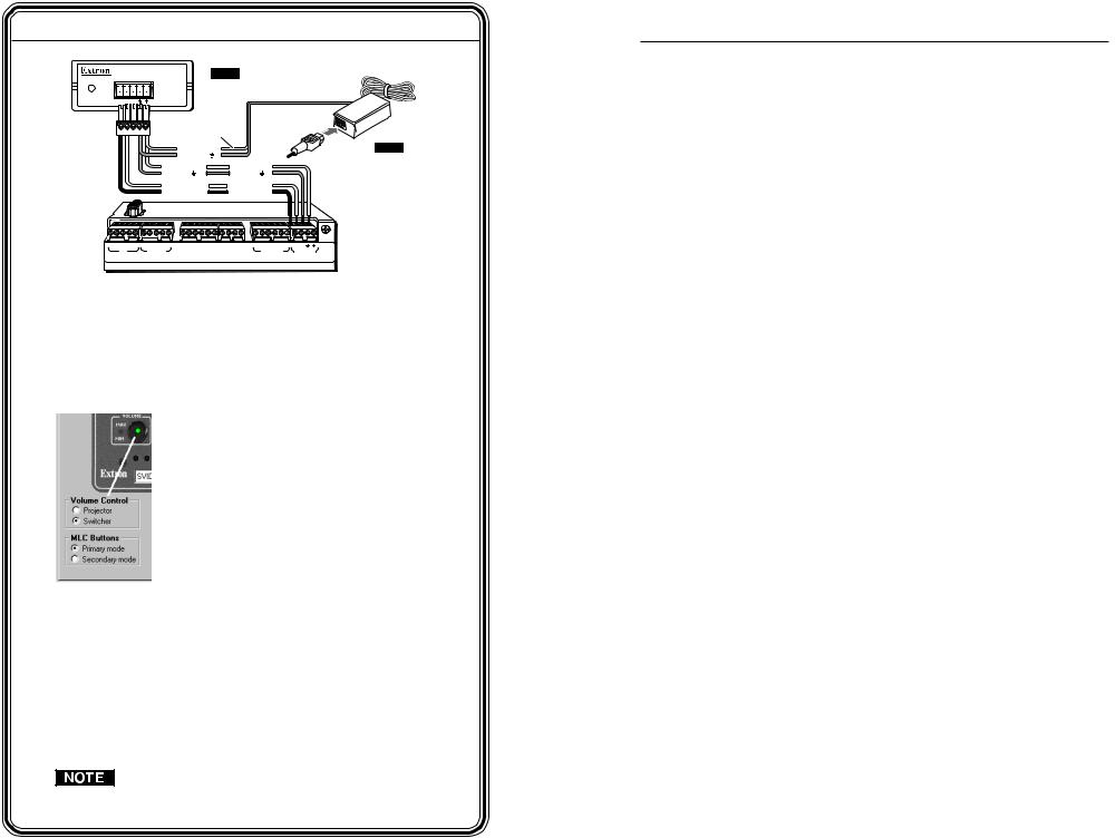 Extron electronic MLA-VC10 User Manual