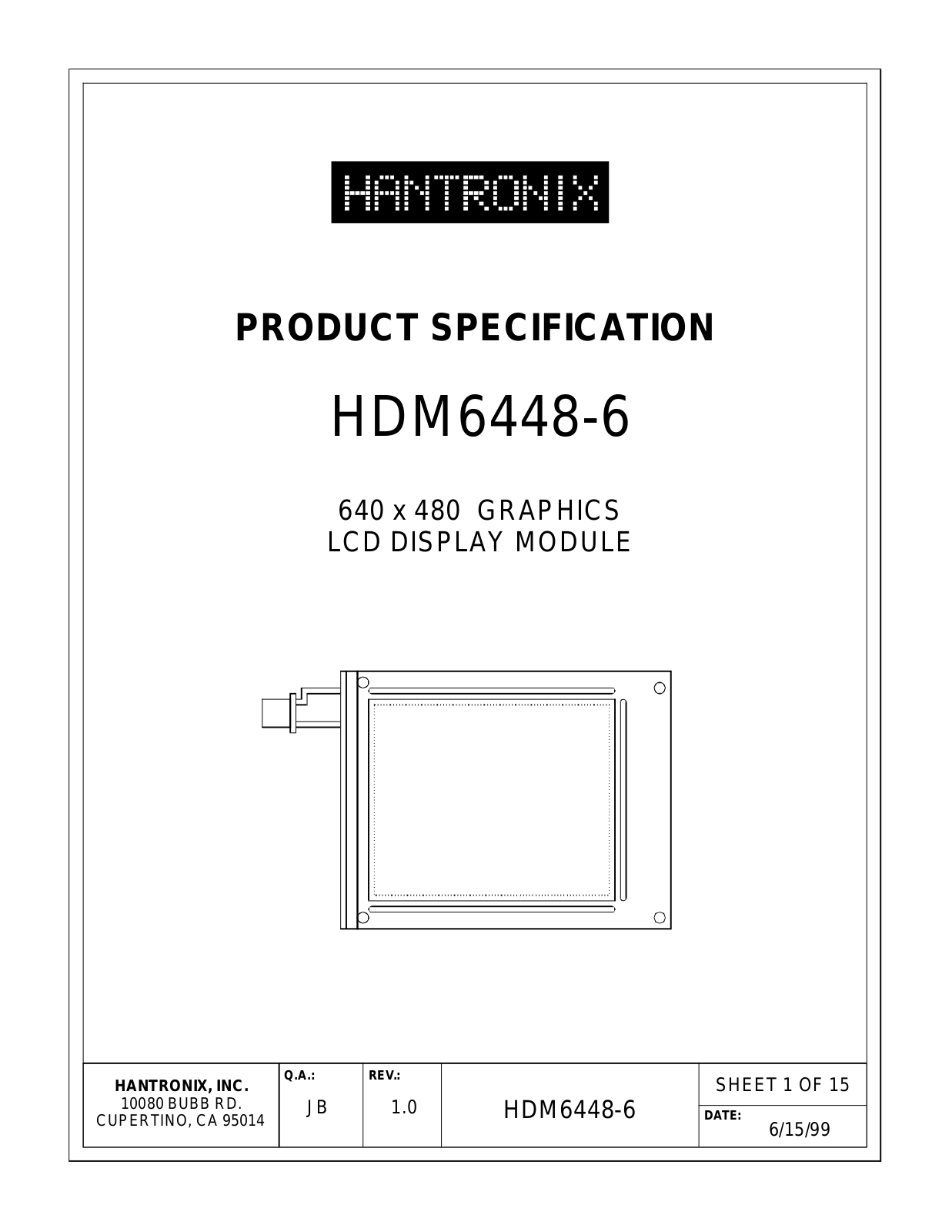 HANTRONIX HDM6448-6 Datasheet