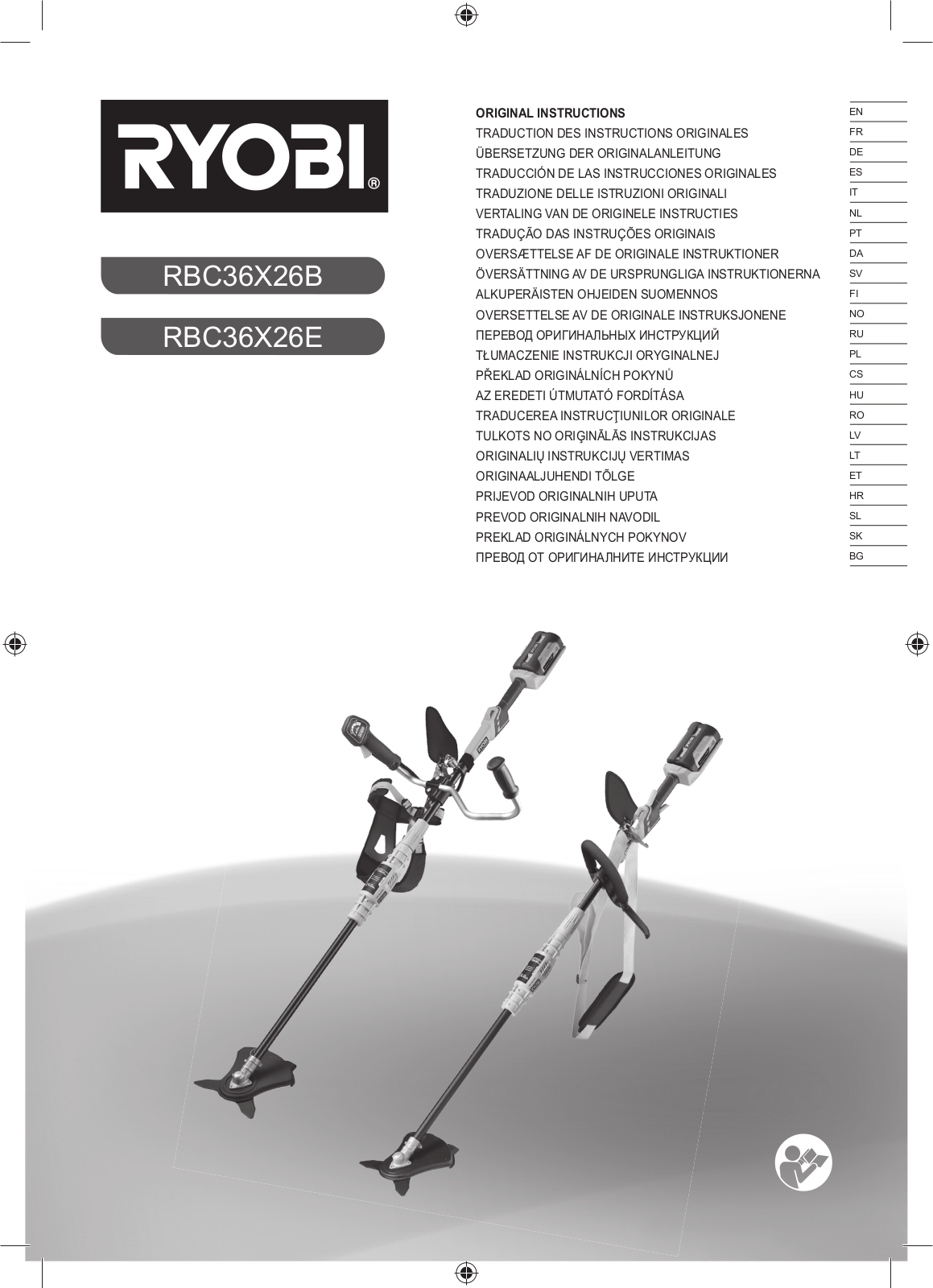 RYOBI RBC430SBSC User Manual