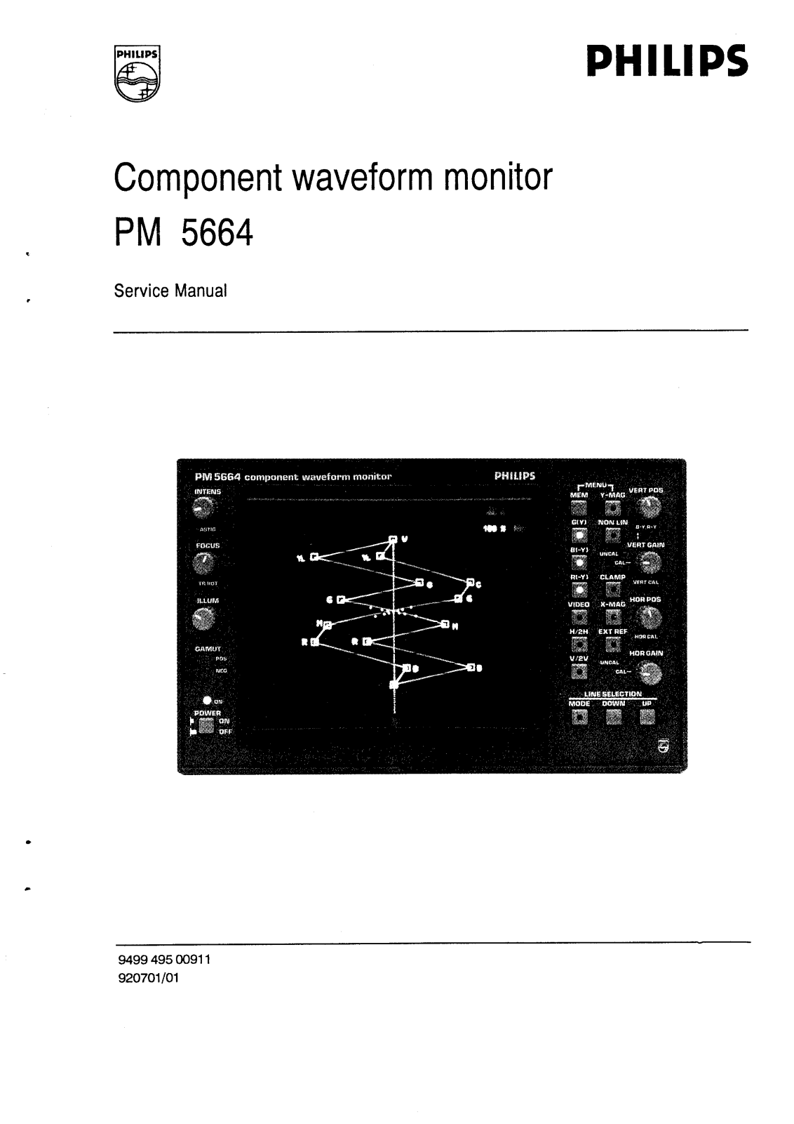 Philips PM-5664 Service Manual