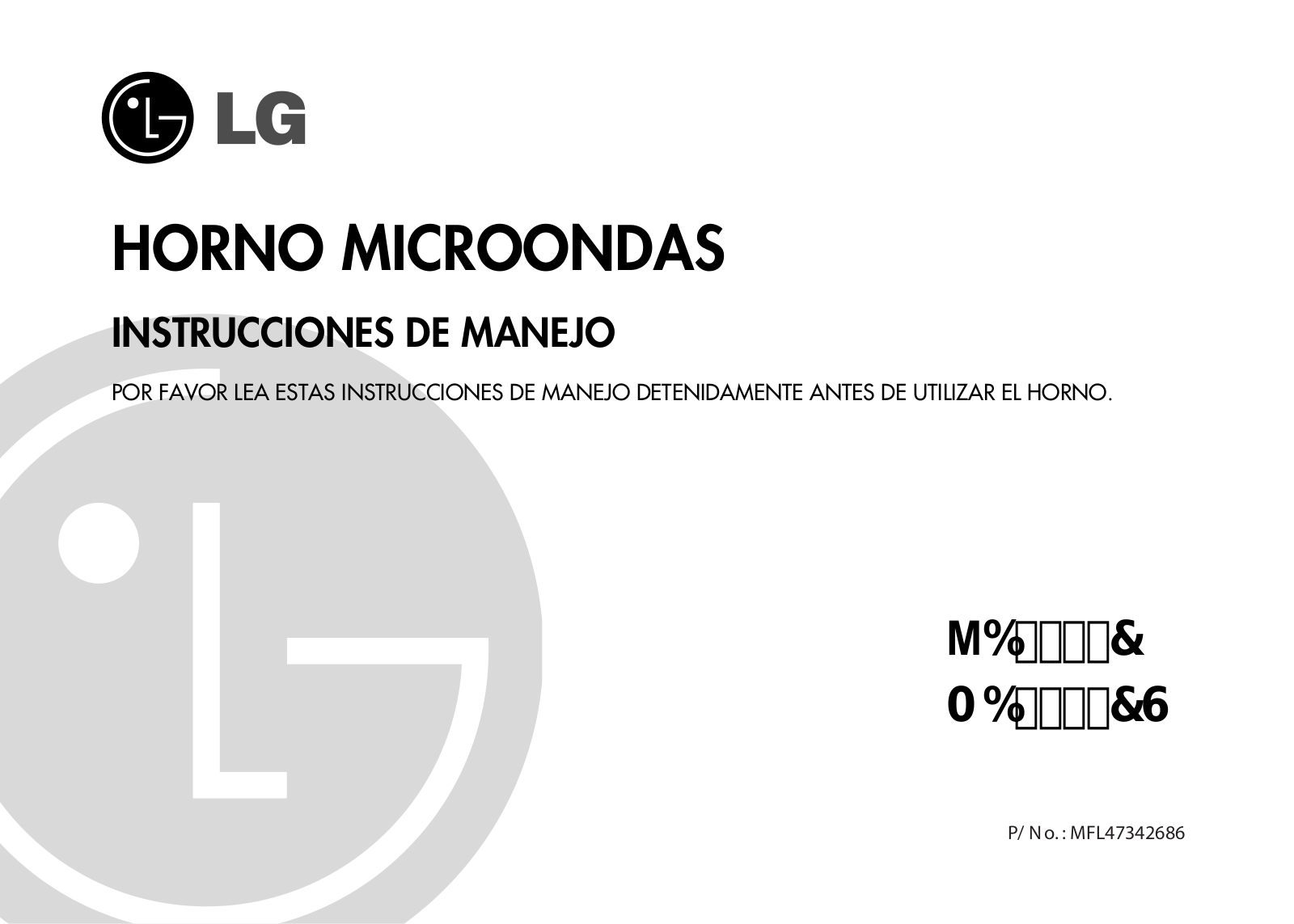 LG MB4047C User Manual