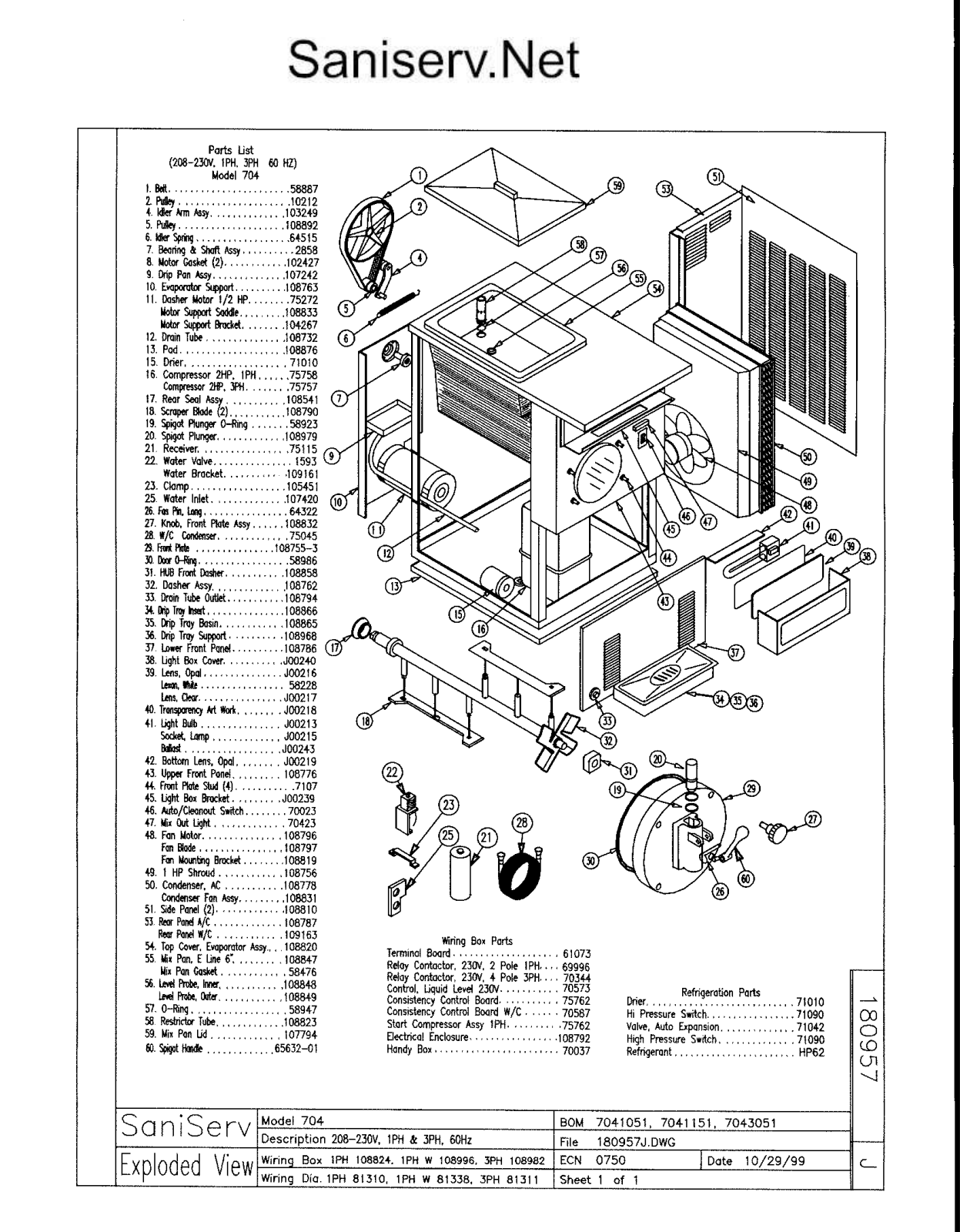 Oliver 704 Parts Diagram