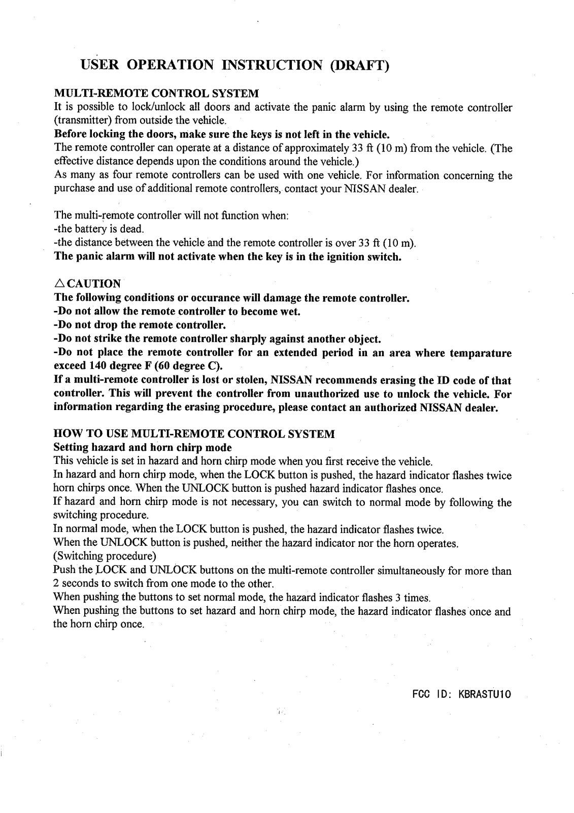 Marelli ASTU10 Users Manual - ManualMachine.com