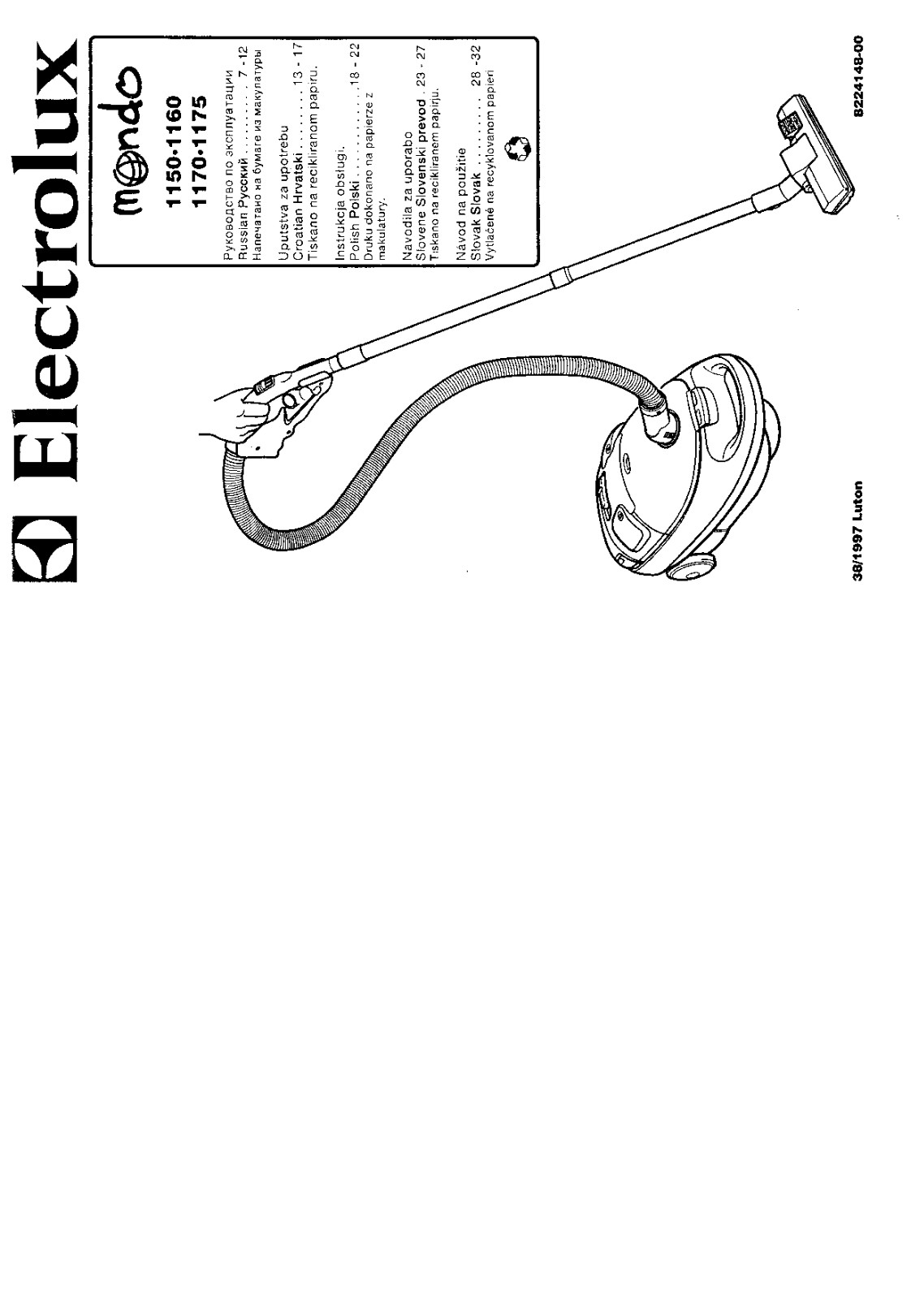 Electrolux mondo User Manual