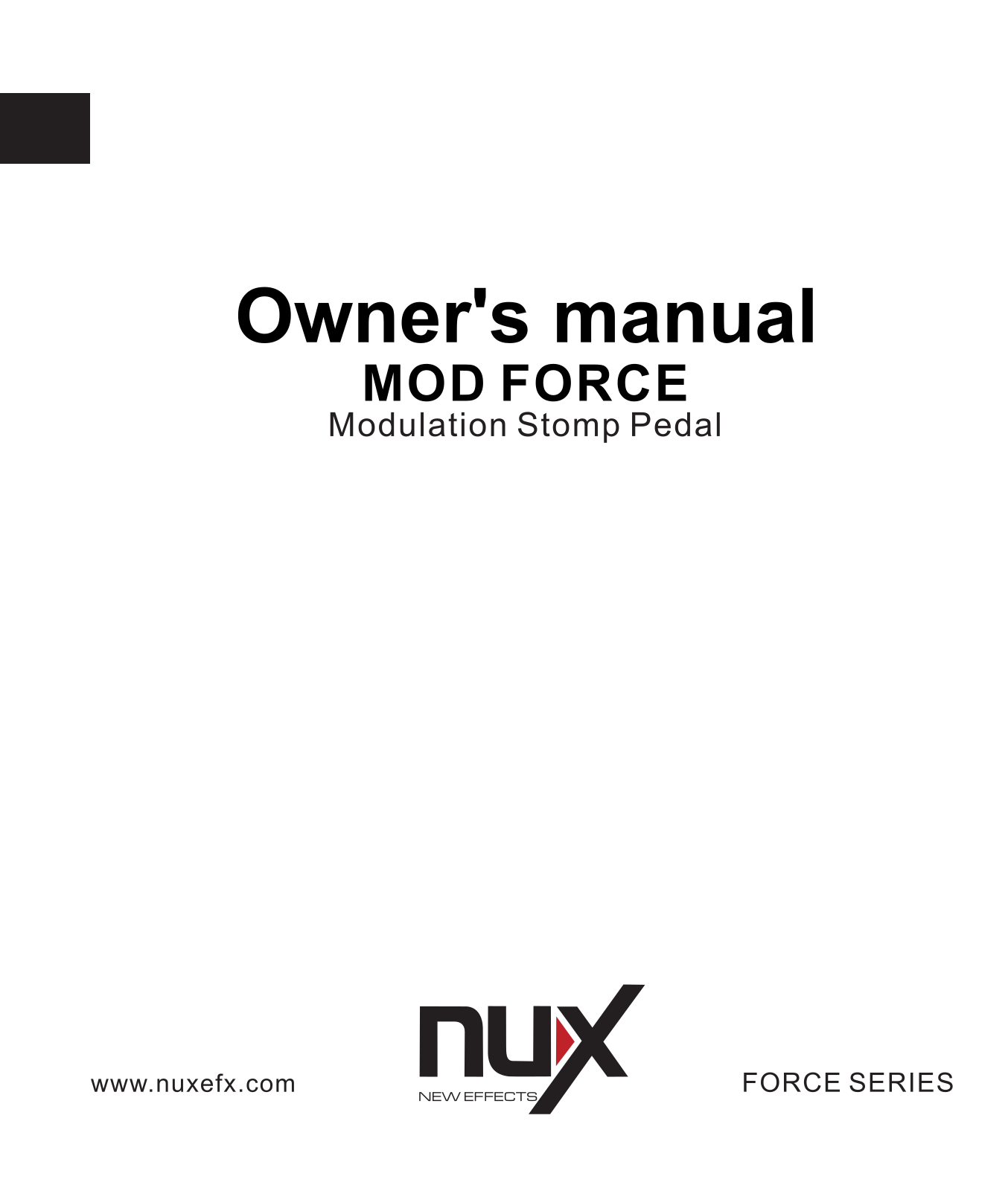 Nux MOD Force User Manual