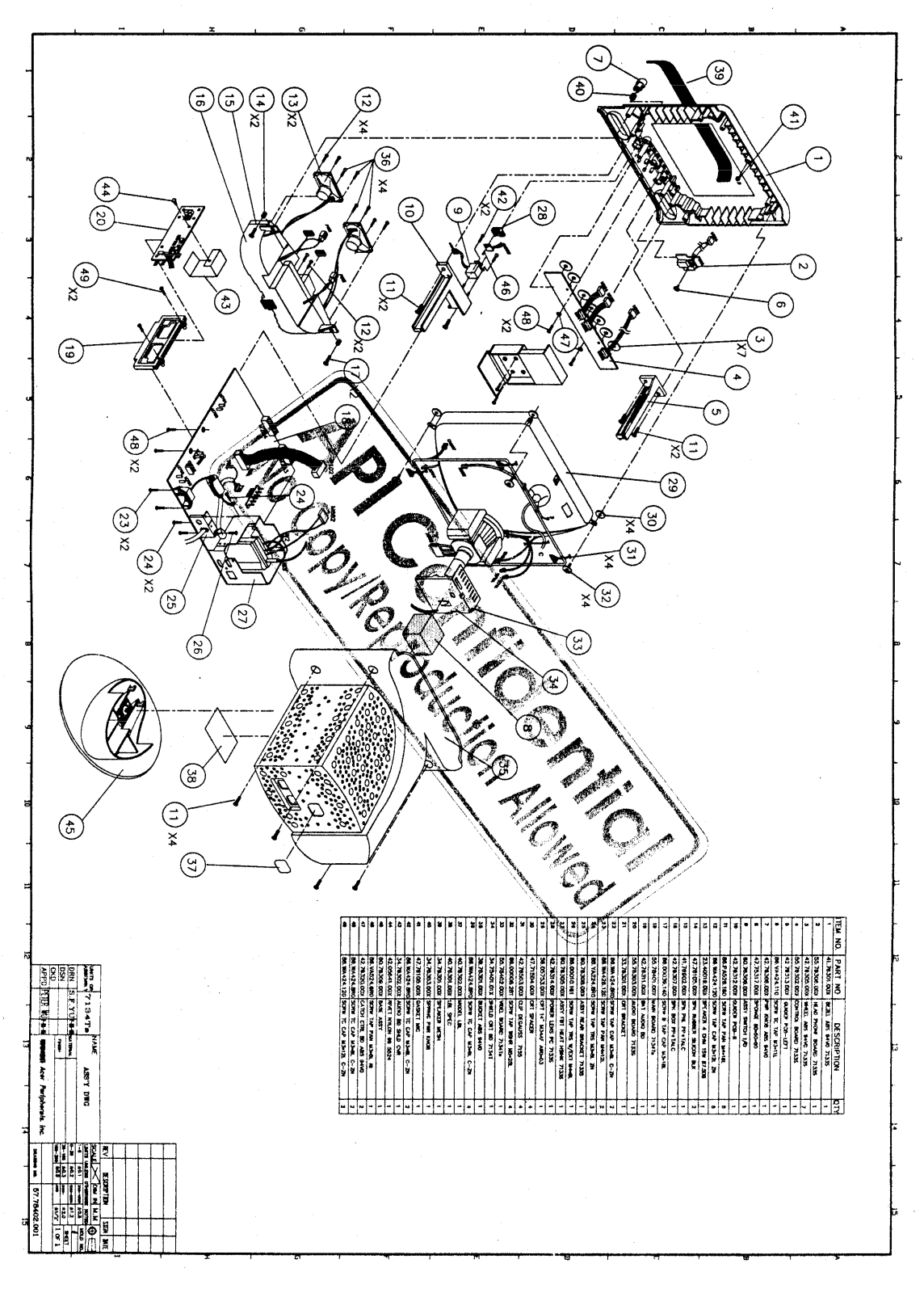 Acer 34TS, 7135S, 7434TS Schematic