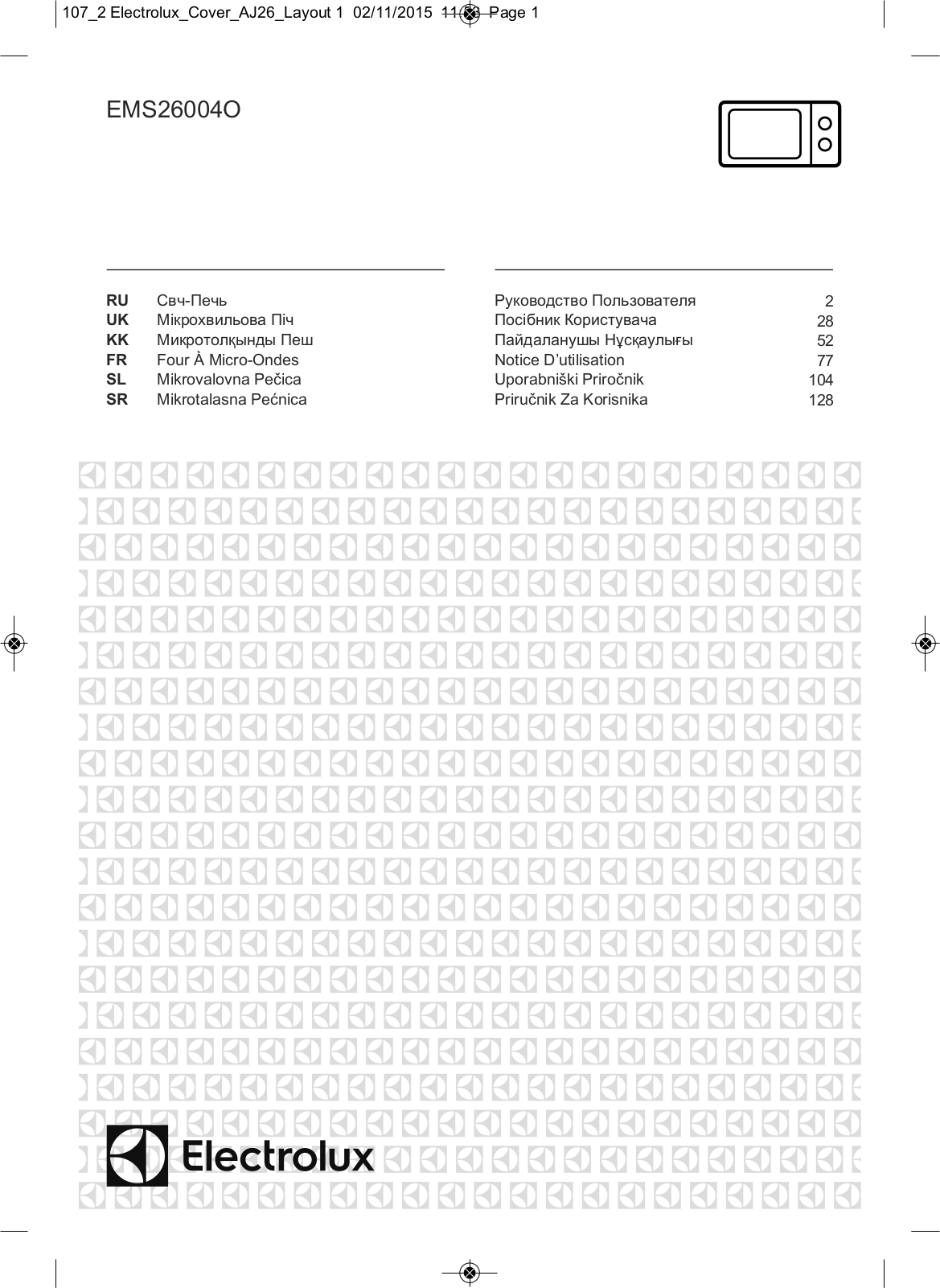 Electrolux EMS26004O User Manual