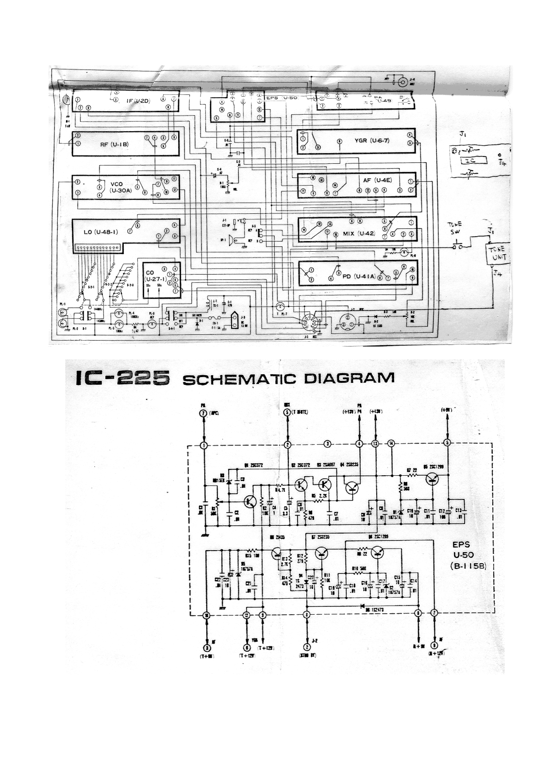 Icom IC-225 Schematic diagram - ManualMachine.com