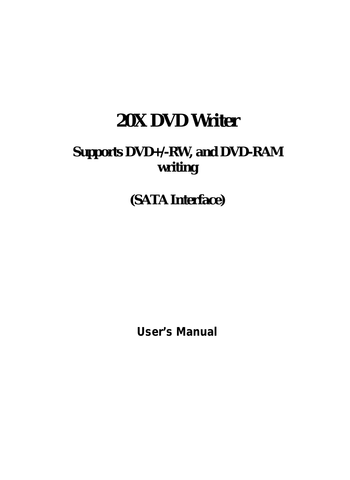 Emprex 20X User Manual