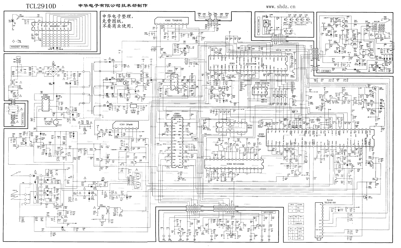 TCL 2910D Service Manual