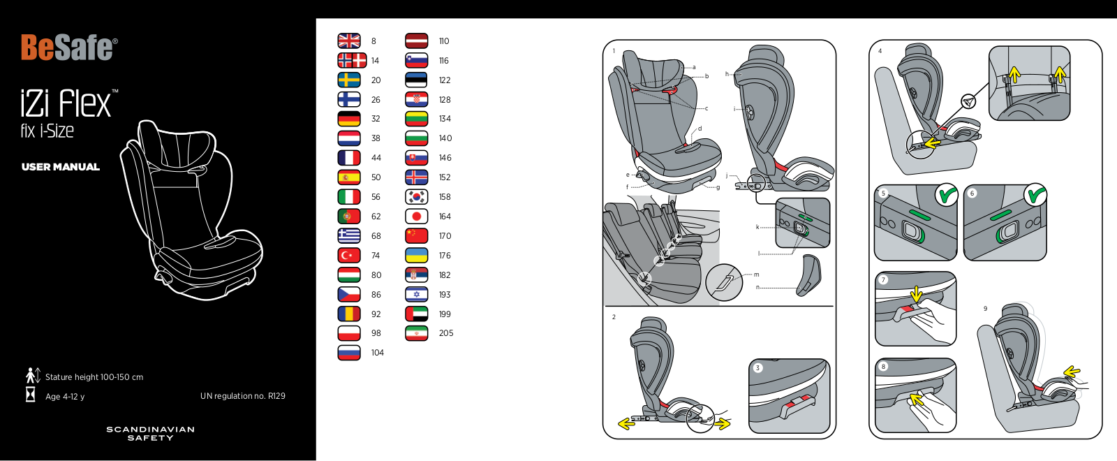 BeSafe iZi Flex Fix i-Size operation manual