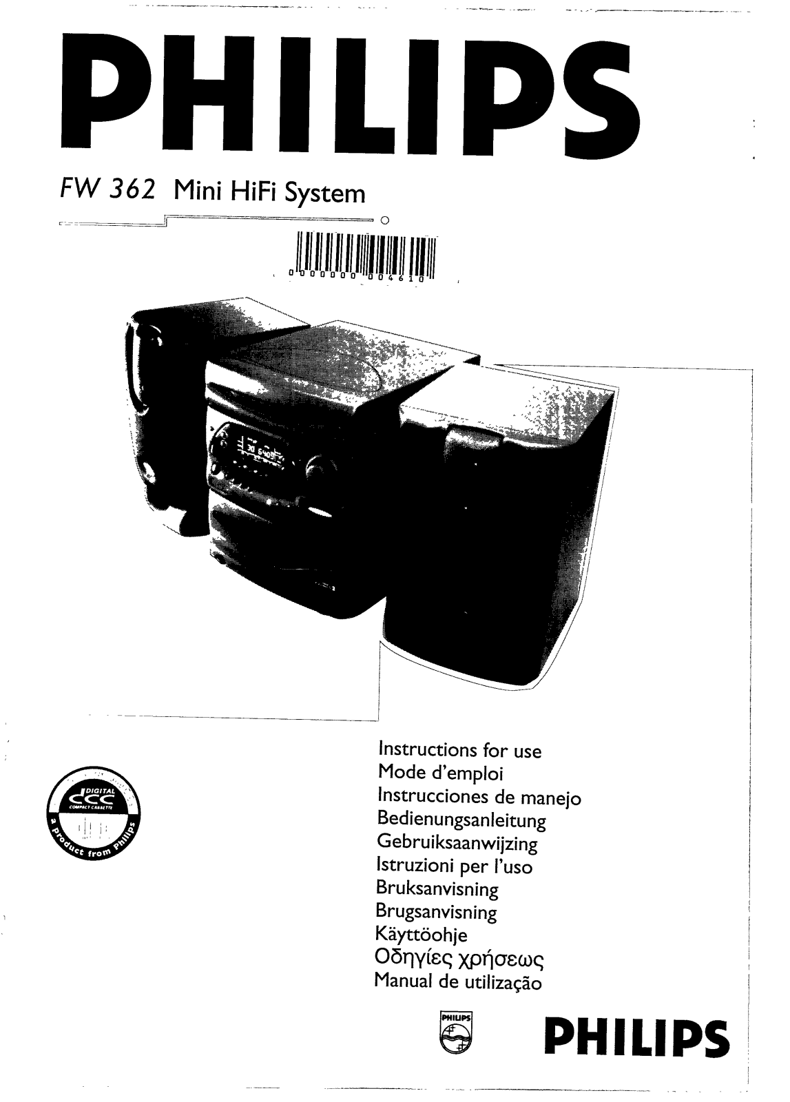 Philips FW362/41, FW362/22 User Manual