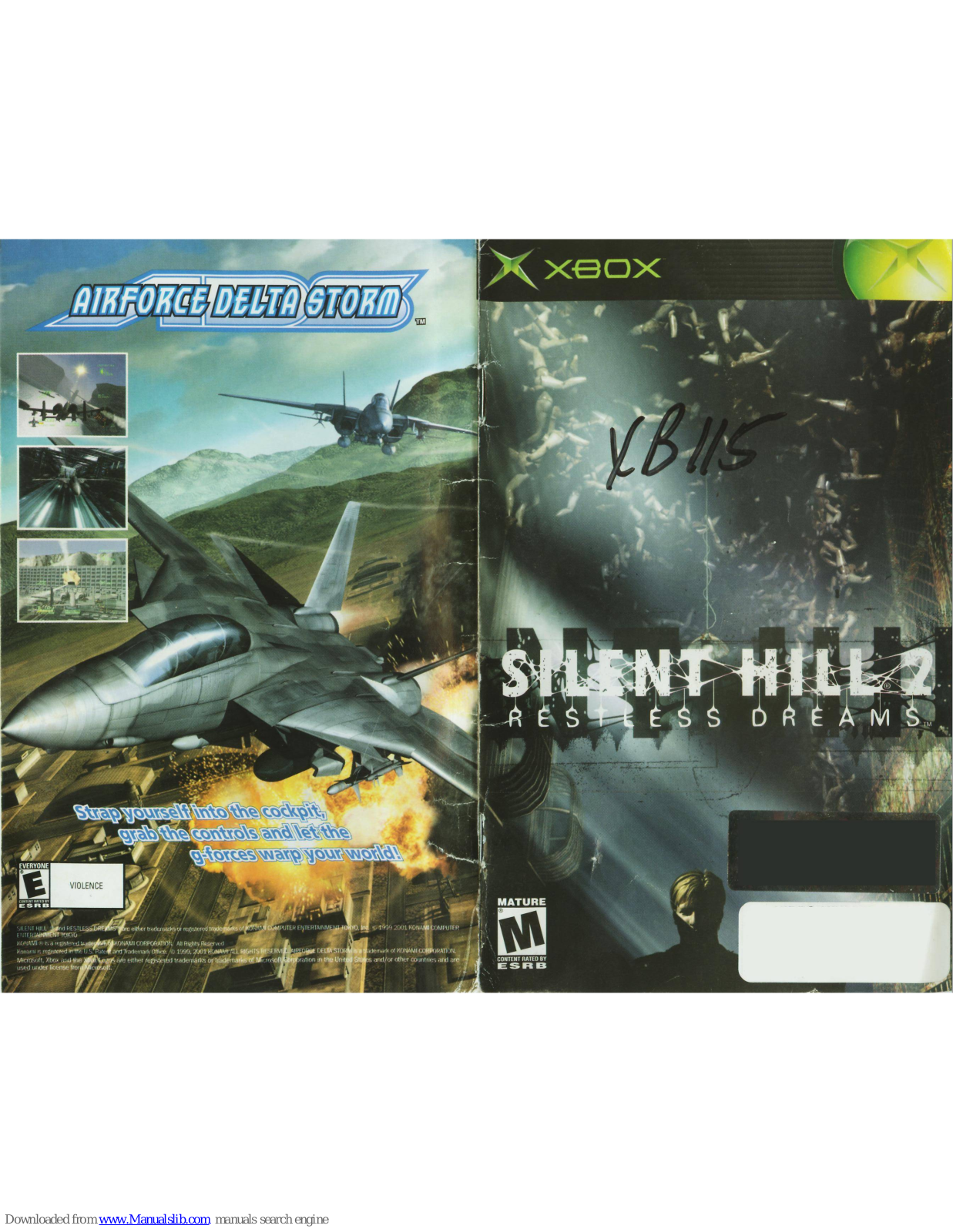 Konami SILENT HILL 2-RESTLESS DREAMS User Manual