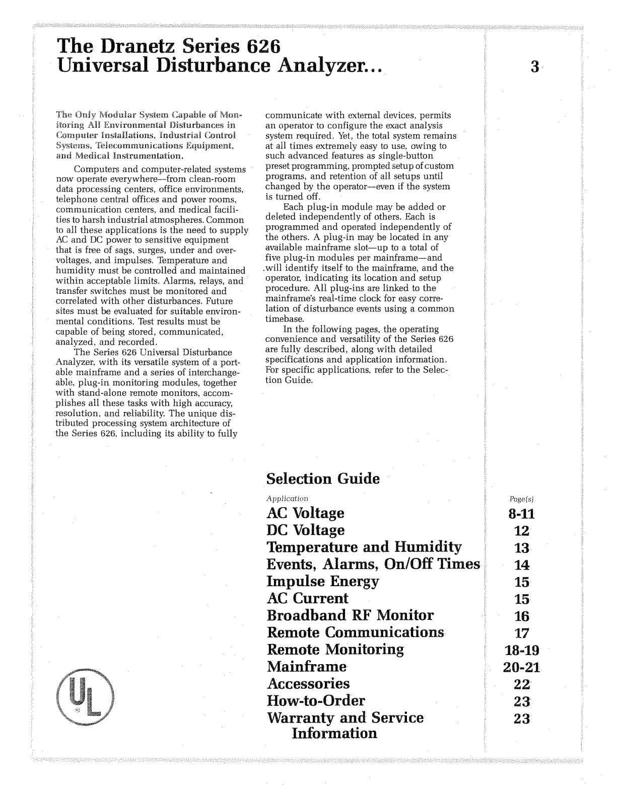 Dranetz-BMI 626 Data Sheet - ManualMachine.com