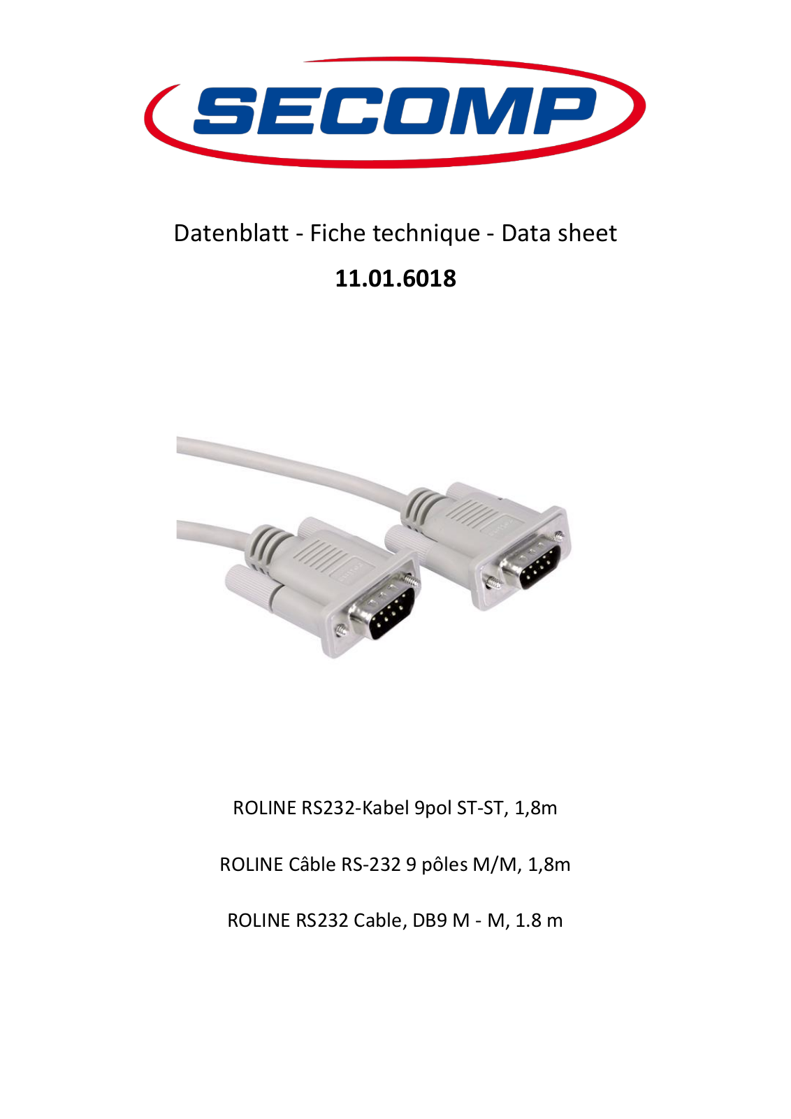 ROLINE 11016018 Datasheet - ManualMachine.com