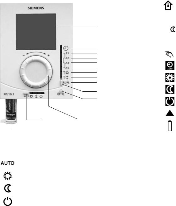 Siemens RDJ10, RDJ10RF User Manual