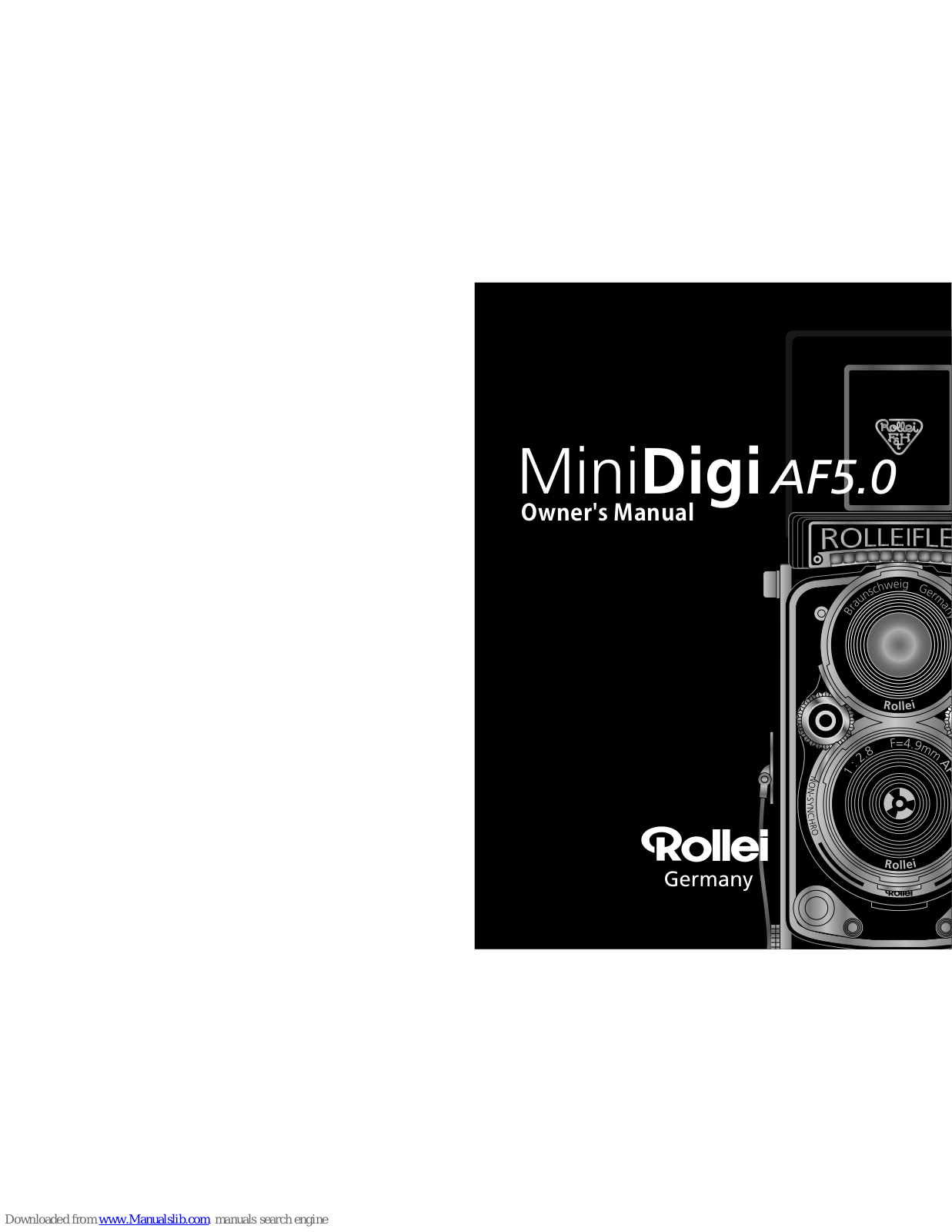 Rollei MiniDigi, MiniDigi AF5.0 Owner's Manual