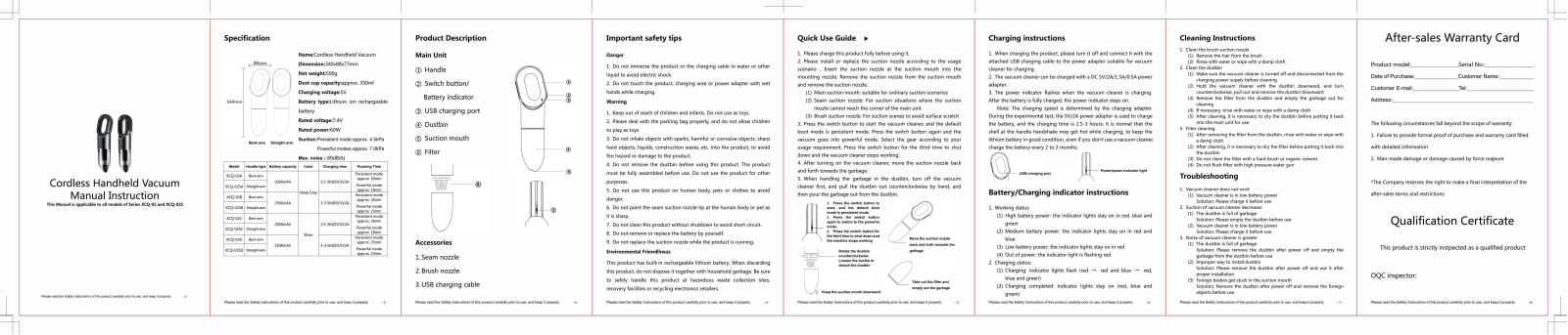 Hotec XCQ-02A, XCQ-02SA, XCQ-02B, XCQ-02SB, XCQ-02C User Manual