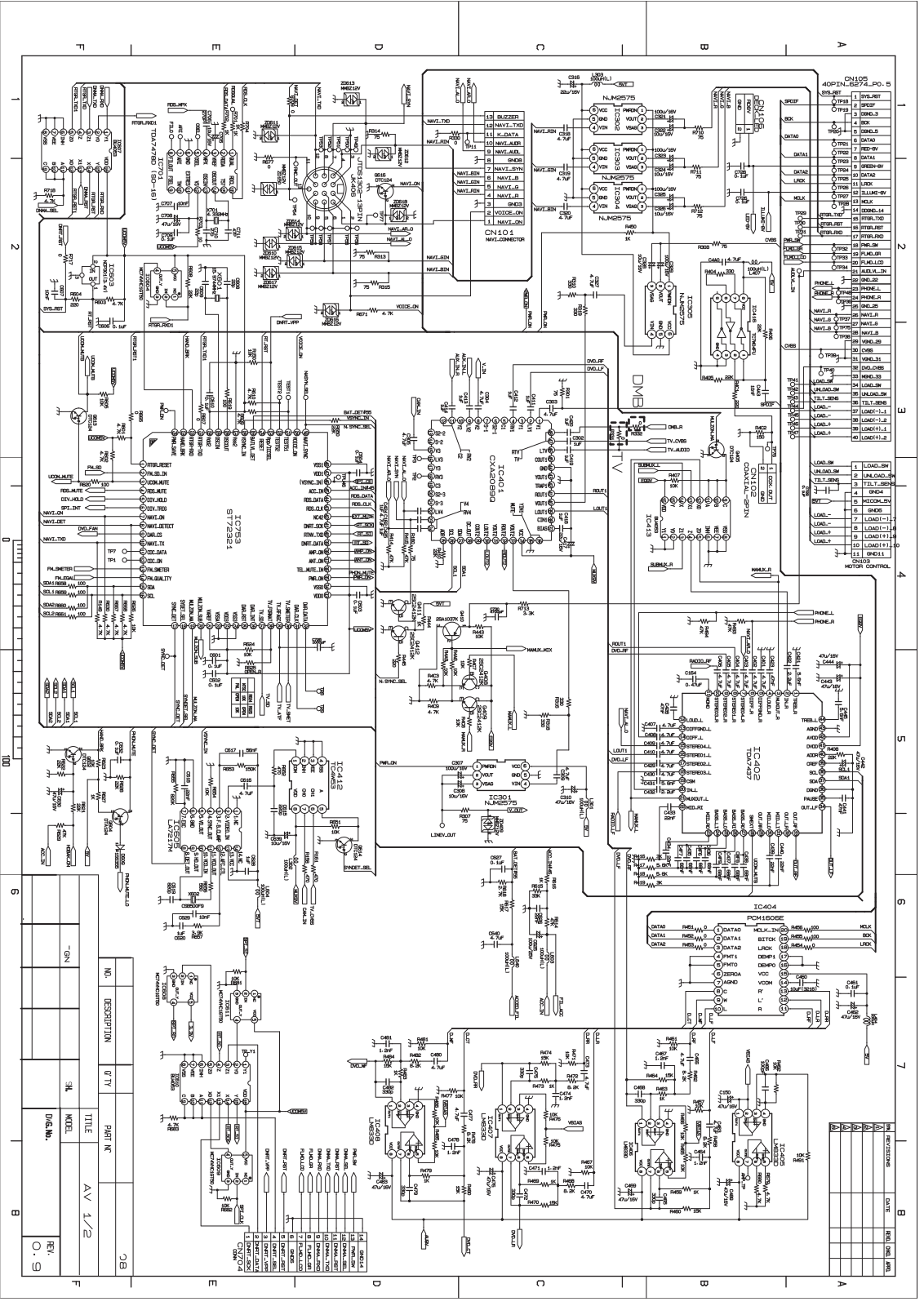 Mystery MMD-7500DS, MDD-7500DS Schematics 01