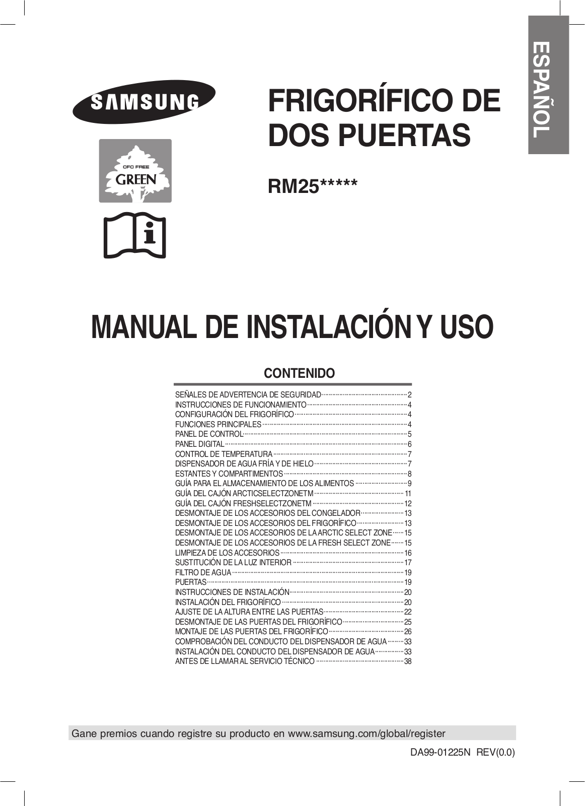 Samsung RM25KGRS User Manual