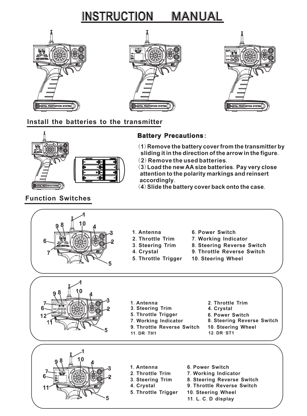 KATUMFEL INDUSTRY 27M TX User Manual