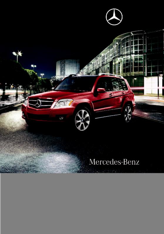 Mercedes-Benz GLK-Class 2010, GLK350 2010 User Manual
