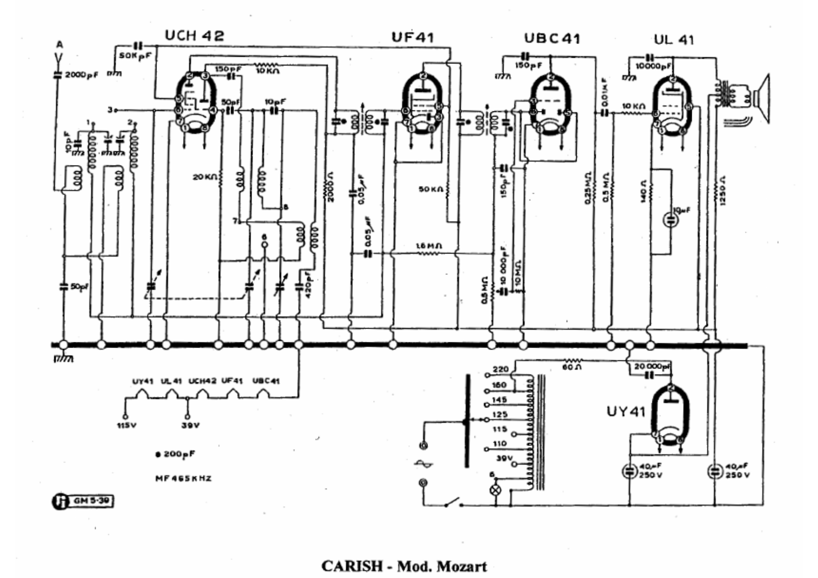 Carisch mozart schematic