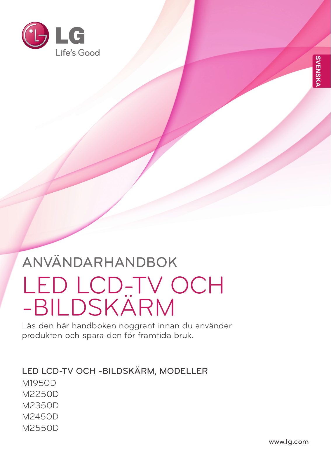 Lg M1950D, M2250D, M2350D, M2450D, M2550D user Manual