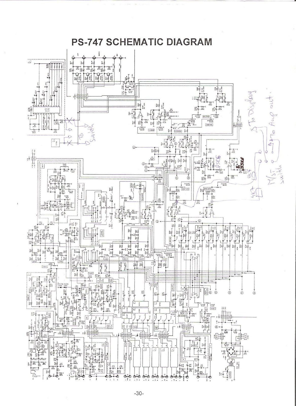 Gemini PS-747 Schematic